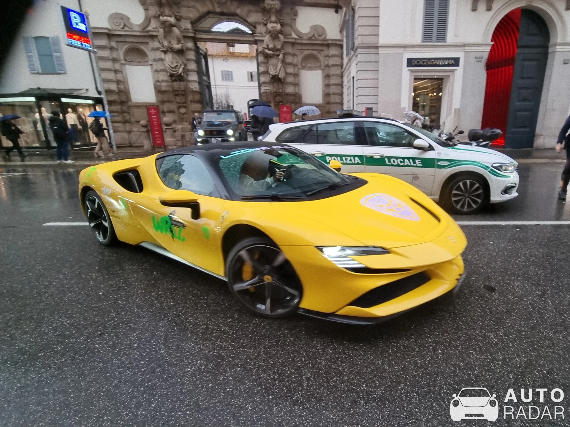 Ferrari SF90 Stradale spotted in Milano, Italy