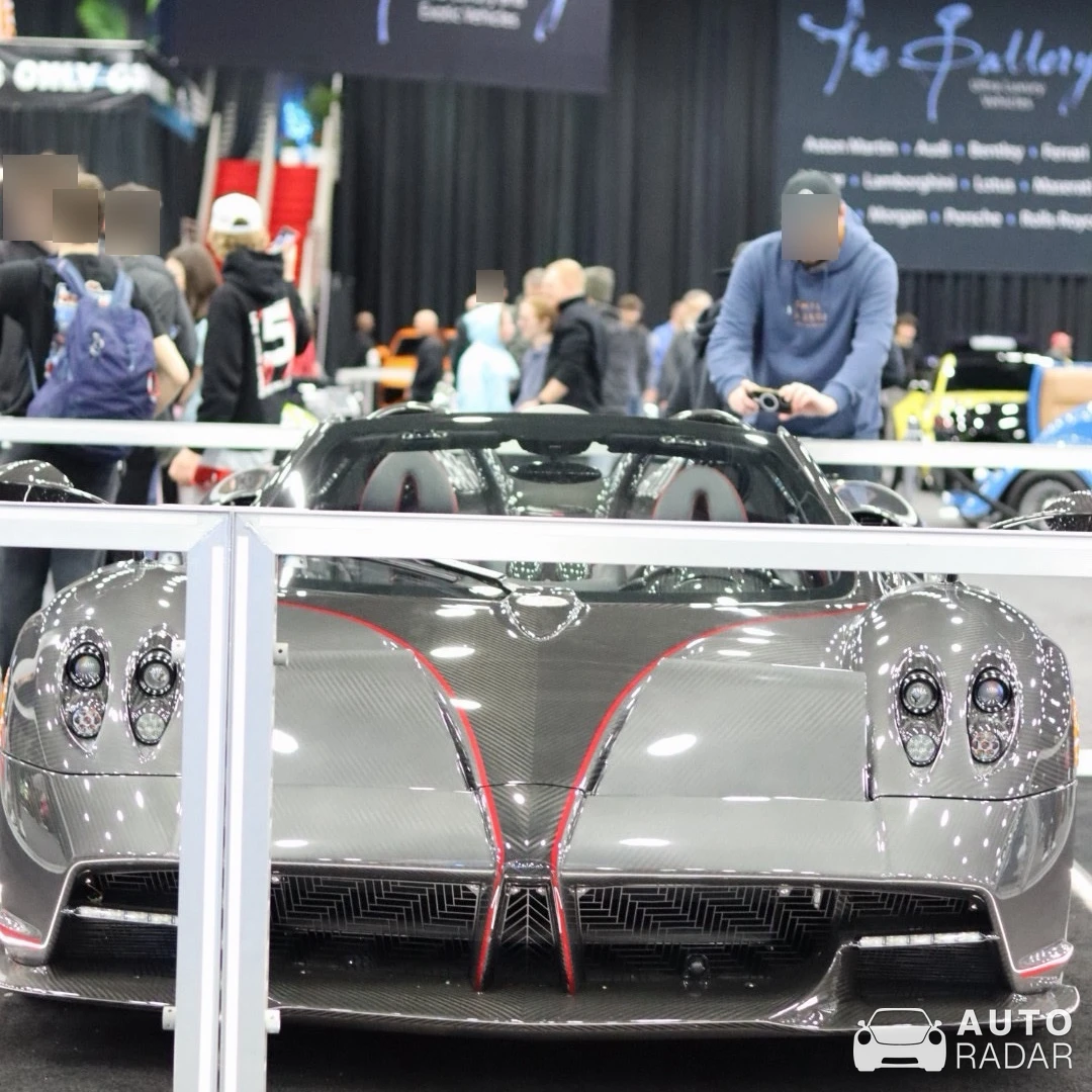 Pagani Huayra Roadster spotted in Detroit, United States