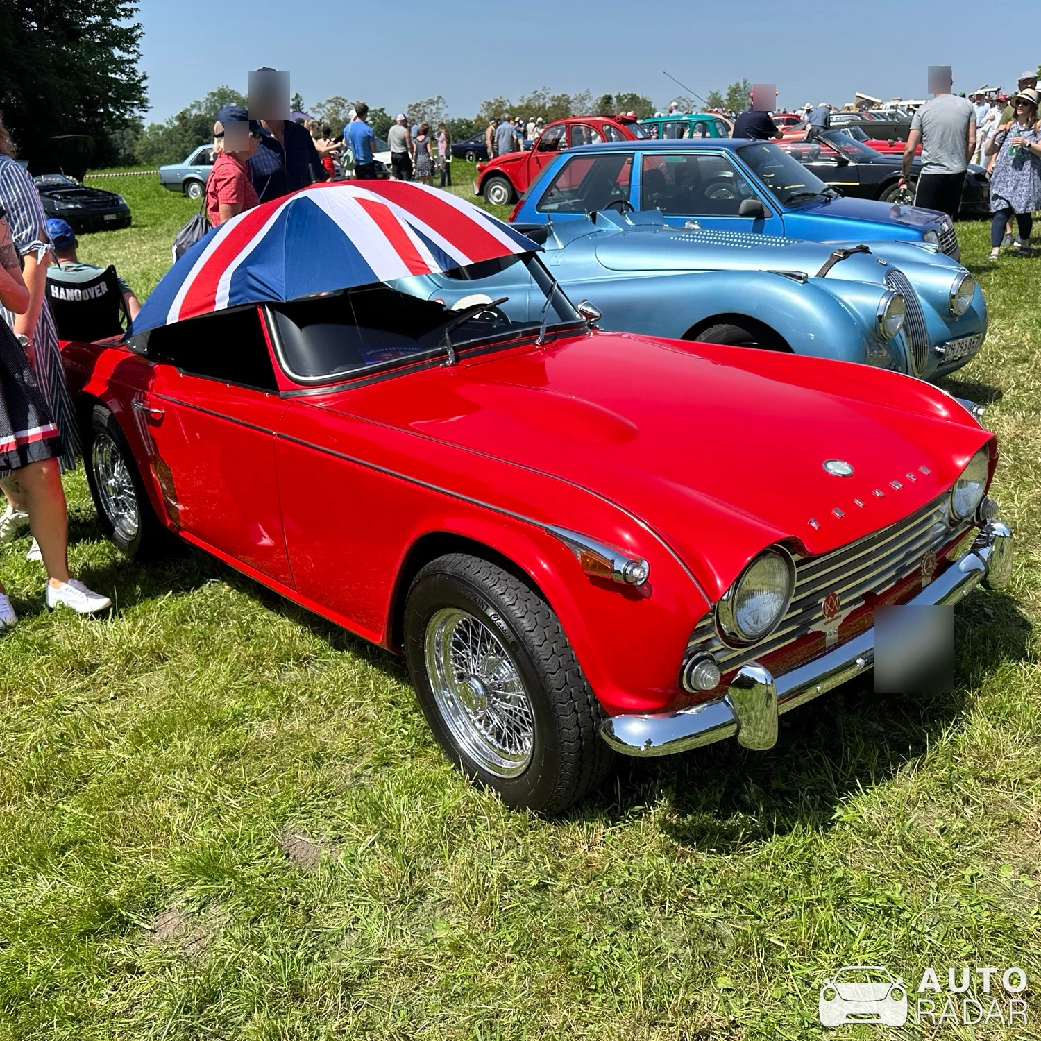 Triumph TR4 spotted in Dürnten