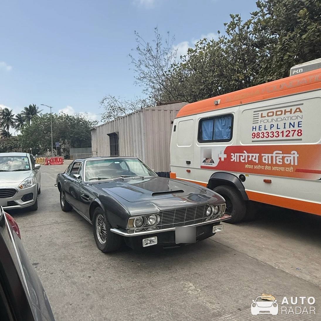 Aston Martin DBS V8 1969 - 1972 spotted in Mumbai