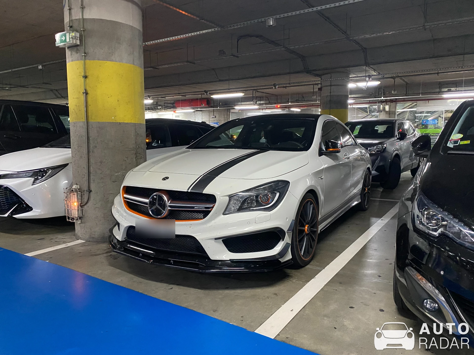 Mercedes-AMG CLA 45 C117 OrangeArt Edition spotted in Moreira