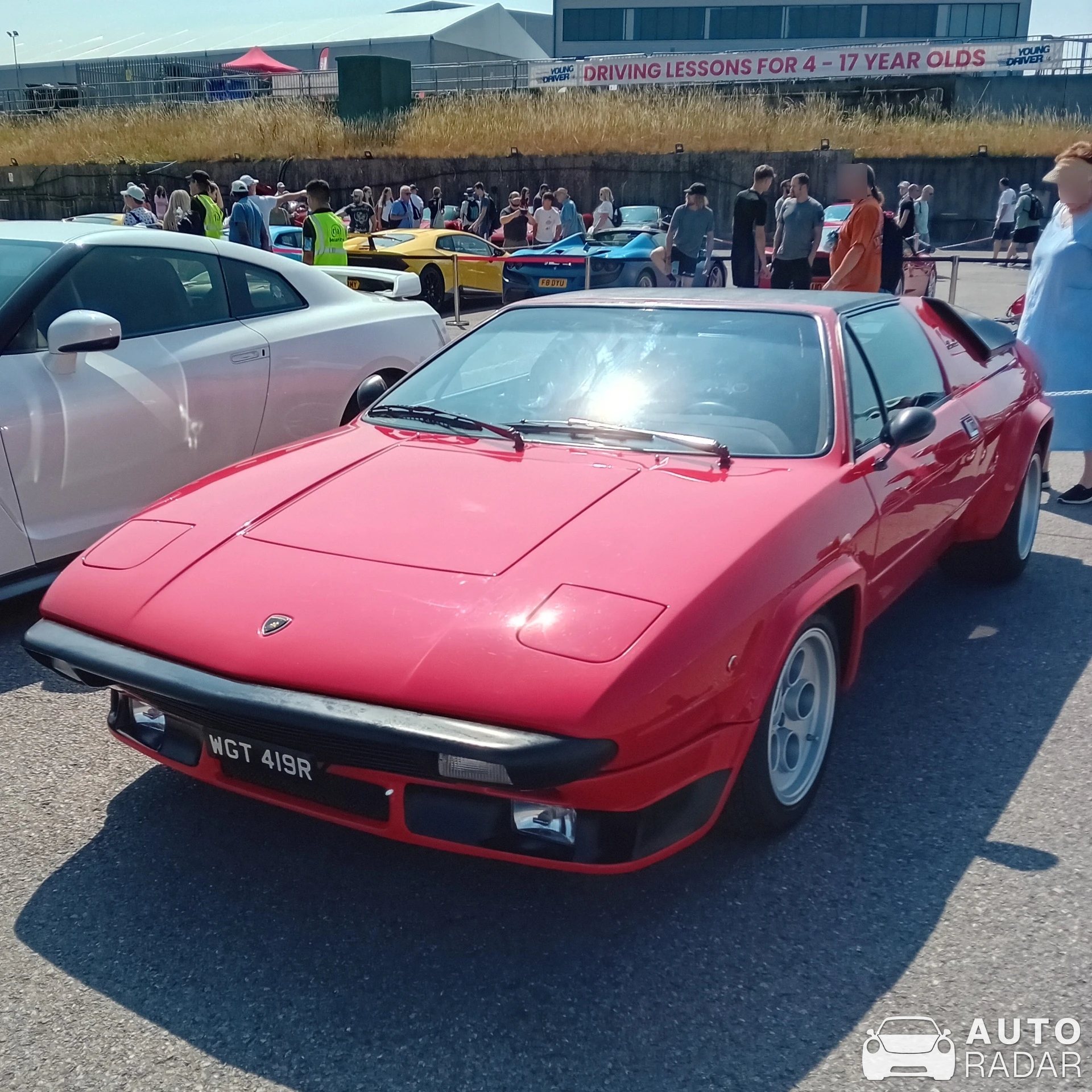 Lamborghini Silhouette P300 spotted in Farnborough