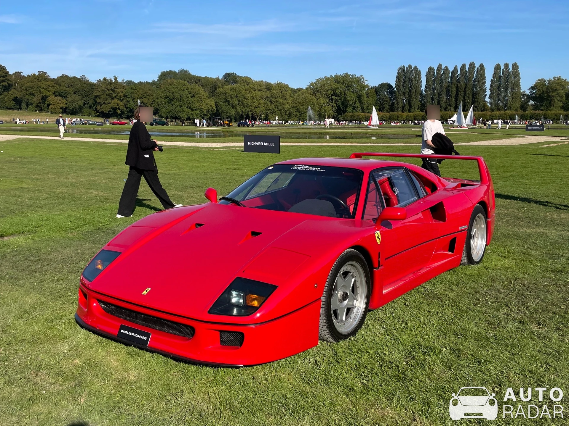 Ferrari F40 spotted in Chantilly, France