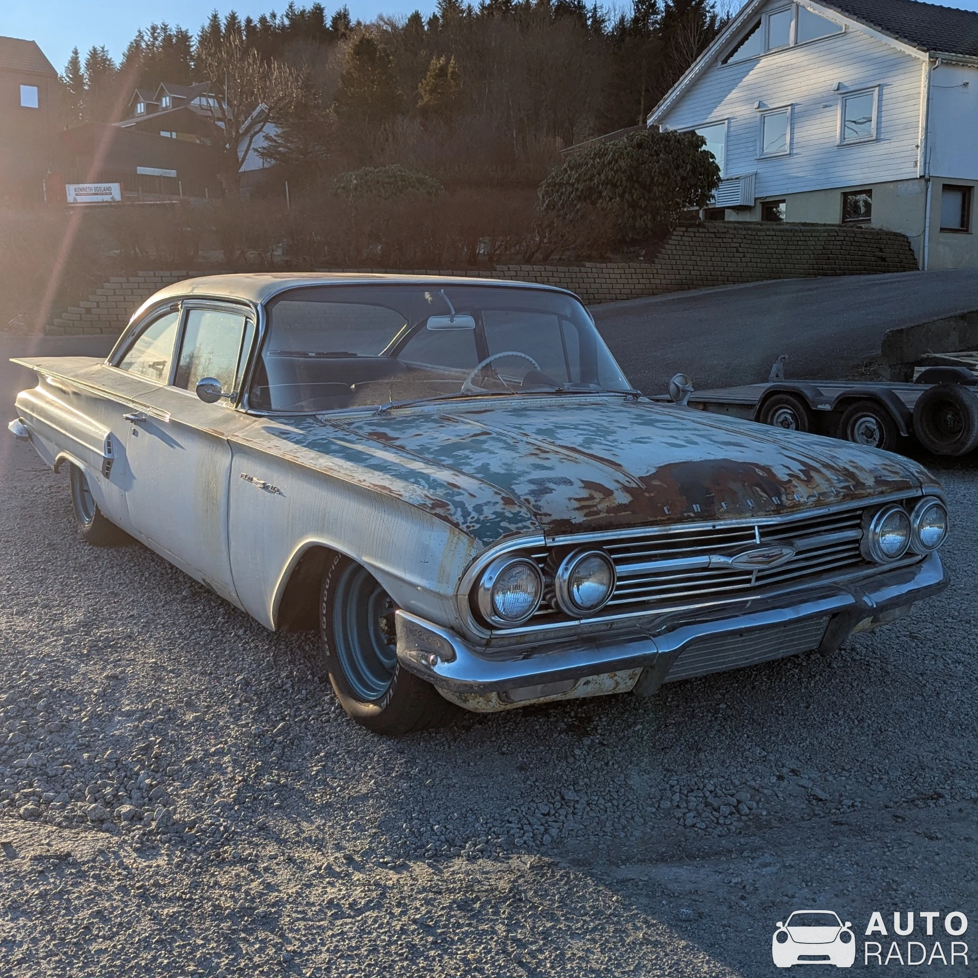 Chevrolet Bel Air spotted in Kleppe, Norway