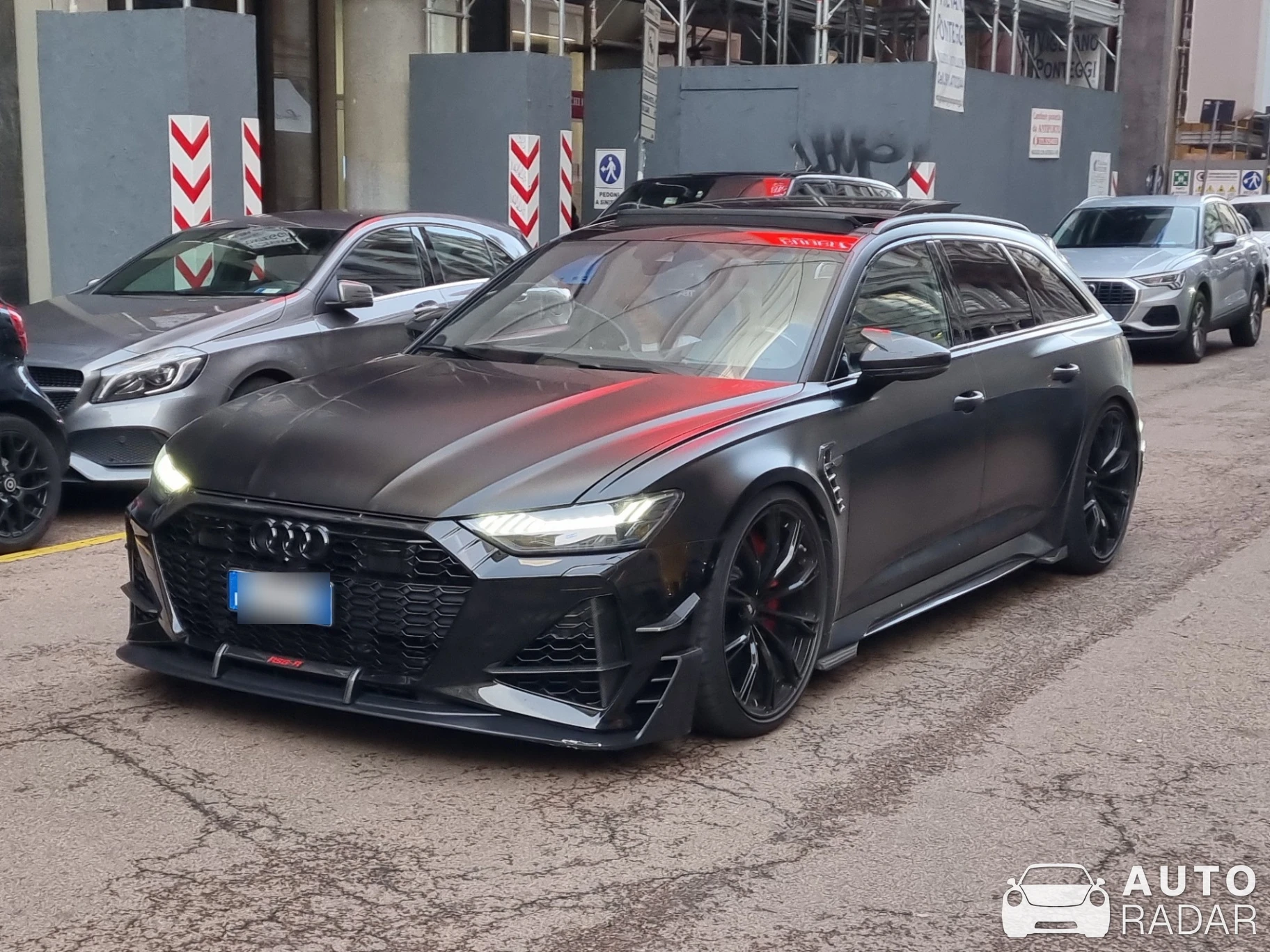 Audi ABT RS6-R Avant C8 spotted in Milano, Italia