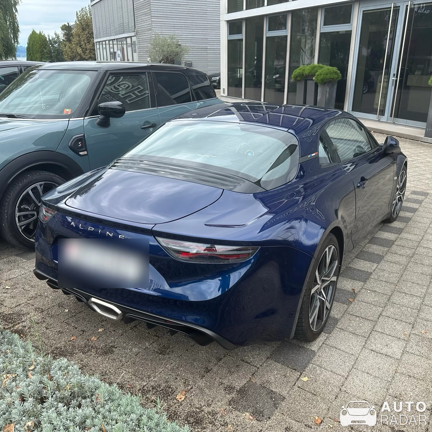Alpine A110 Pure spotted in Rapperswil-Jona