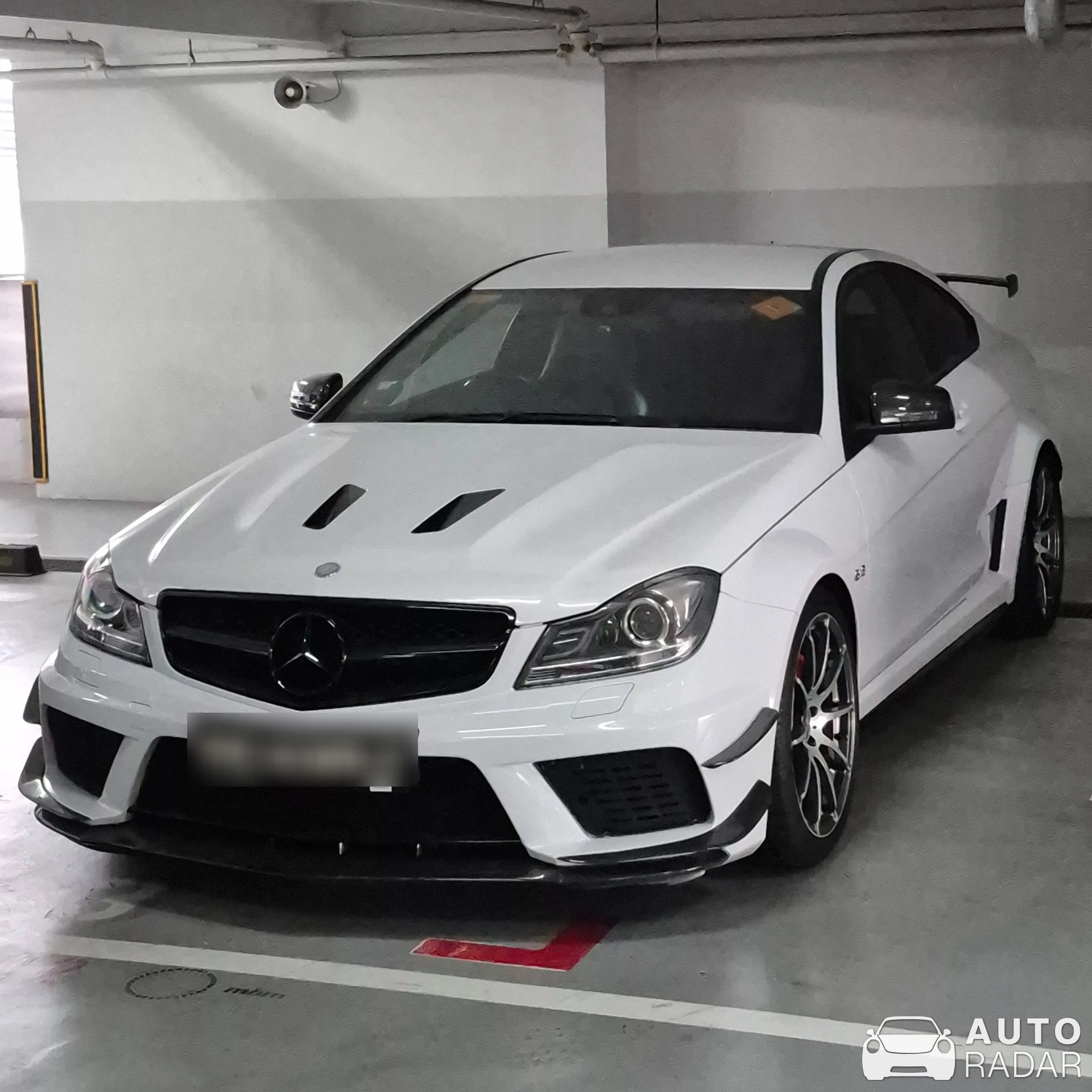 Mercedes-AMG C 63 Black Series spotted in Singapore