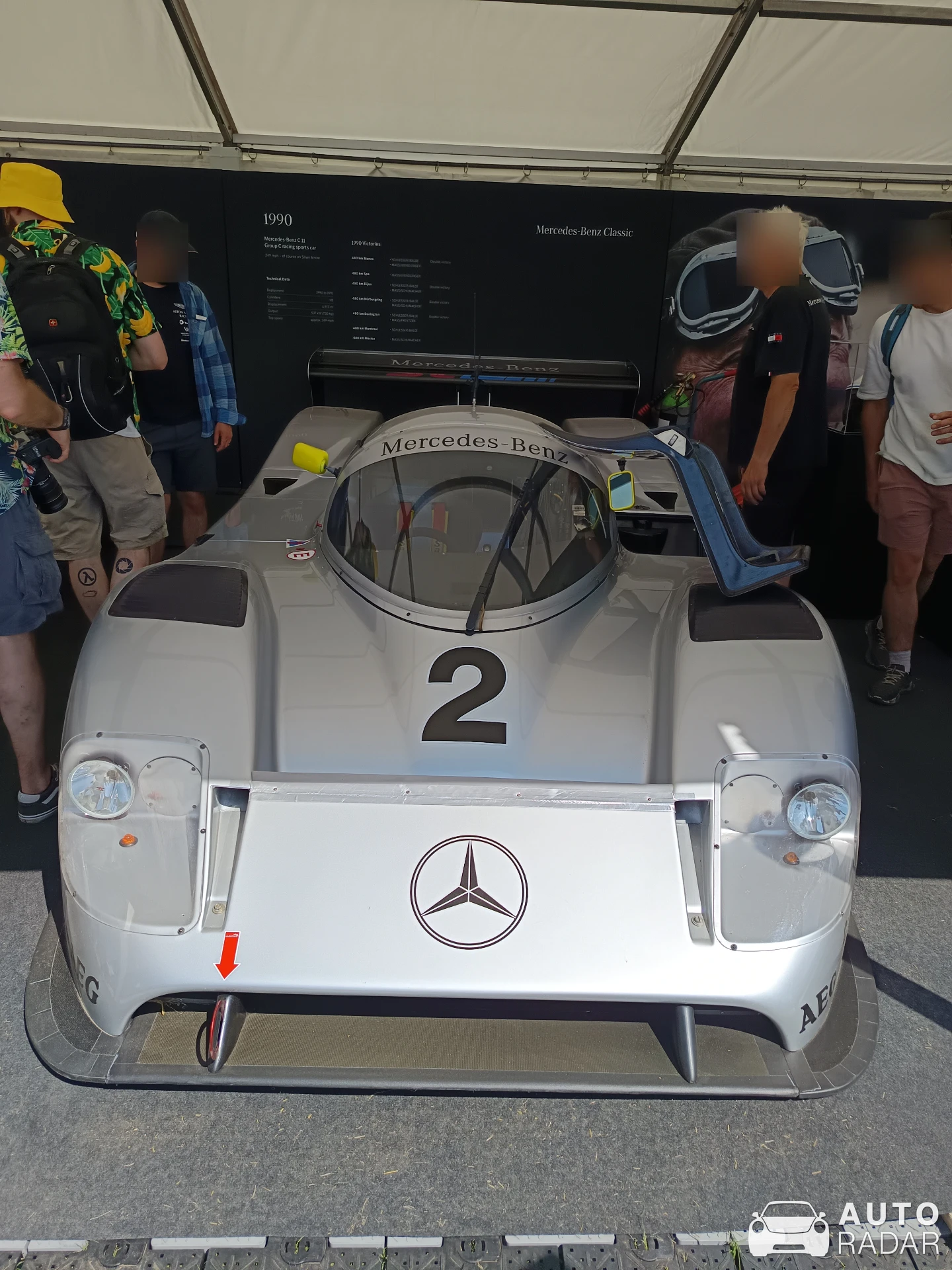 Mercedes-Benz C11 Sauber spotted in Chichester