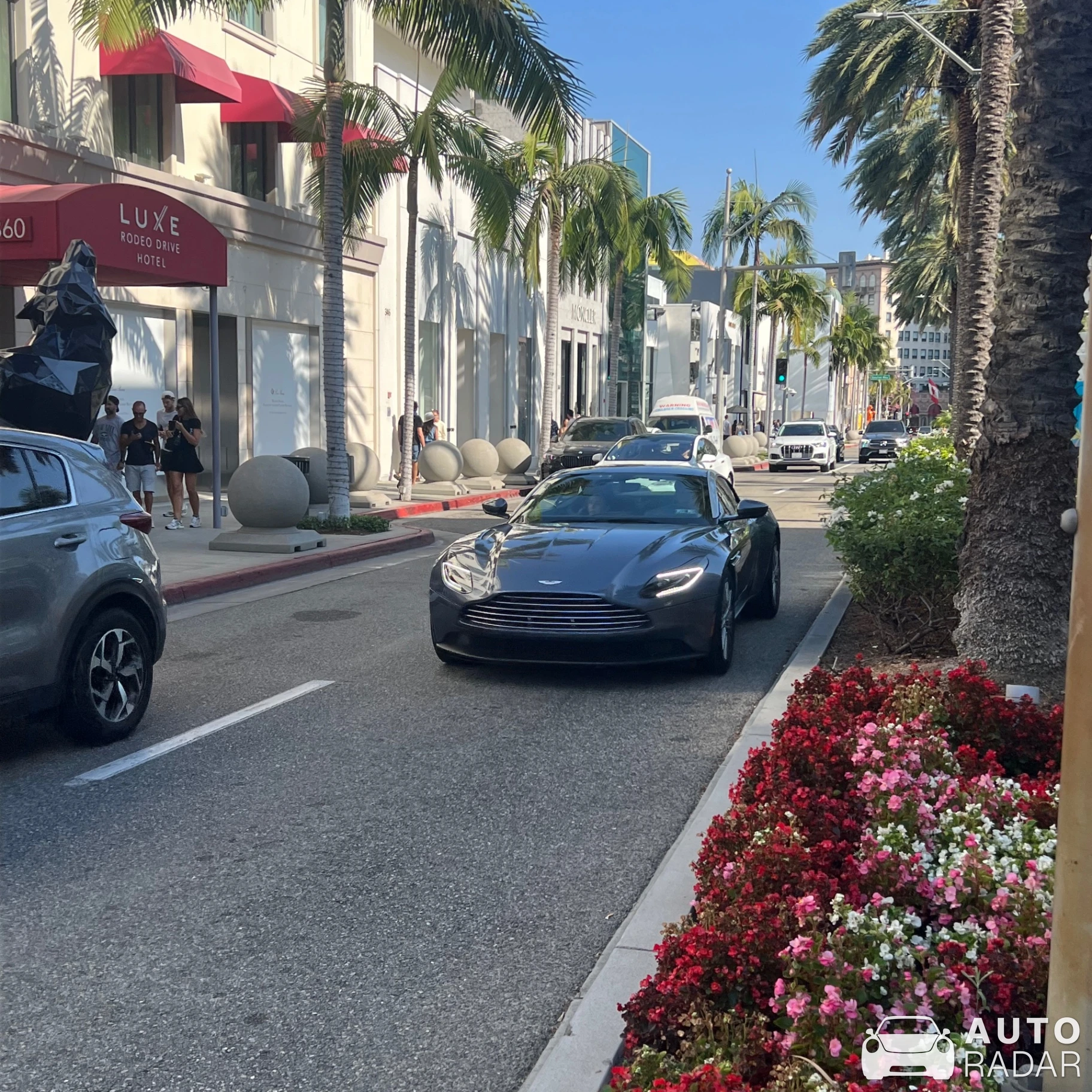Aston Martin DB11 spotted in Beverly Hills, United States