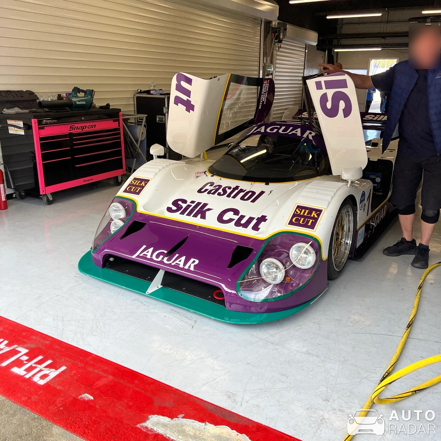 Jaguar XJR-15 spotted in Montmeló