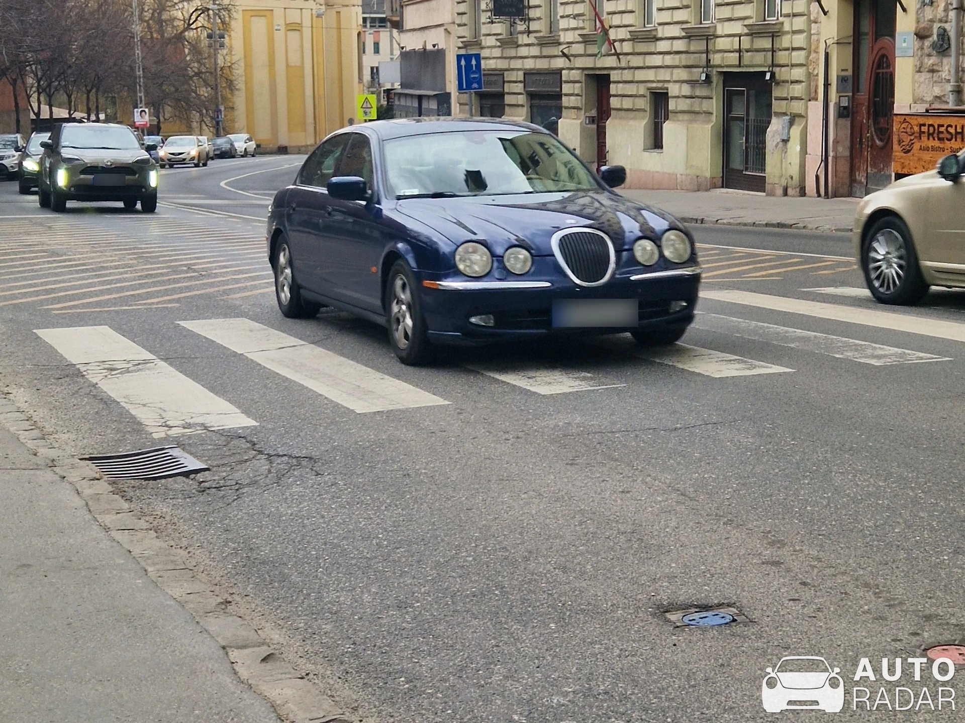 Jaguar S-Type V8 spotted in Budapest