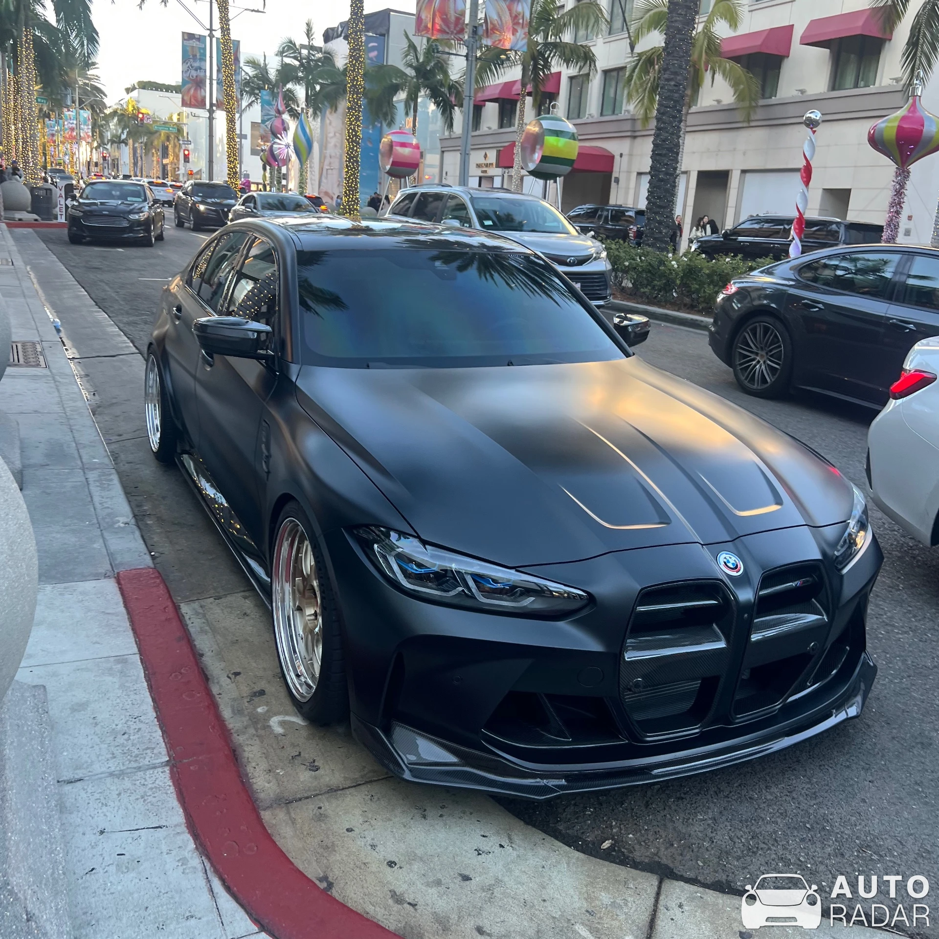 BMW M3 G80 Sedan Competition spotted in Beverly Hills, United States