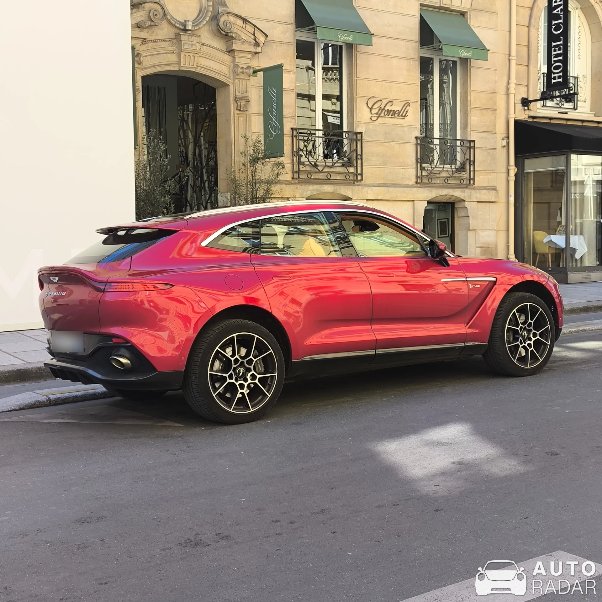Aston Martin DBX 1913 Edition 1/500 spotted in Paris