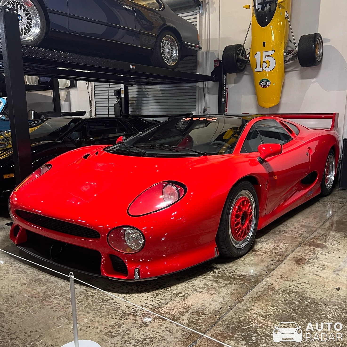 Jaguar XJ220S TWR spotted in Tustin