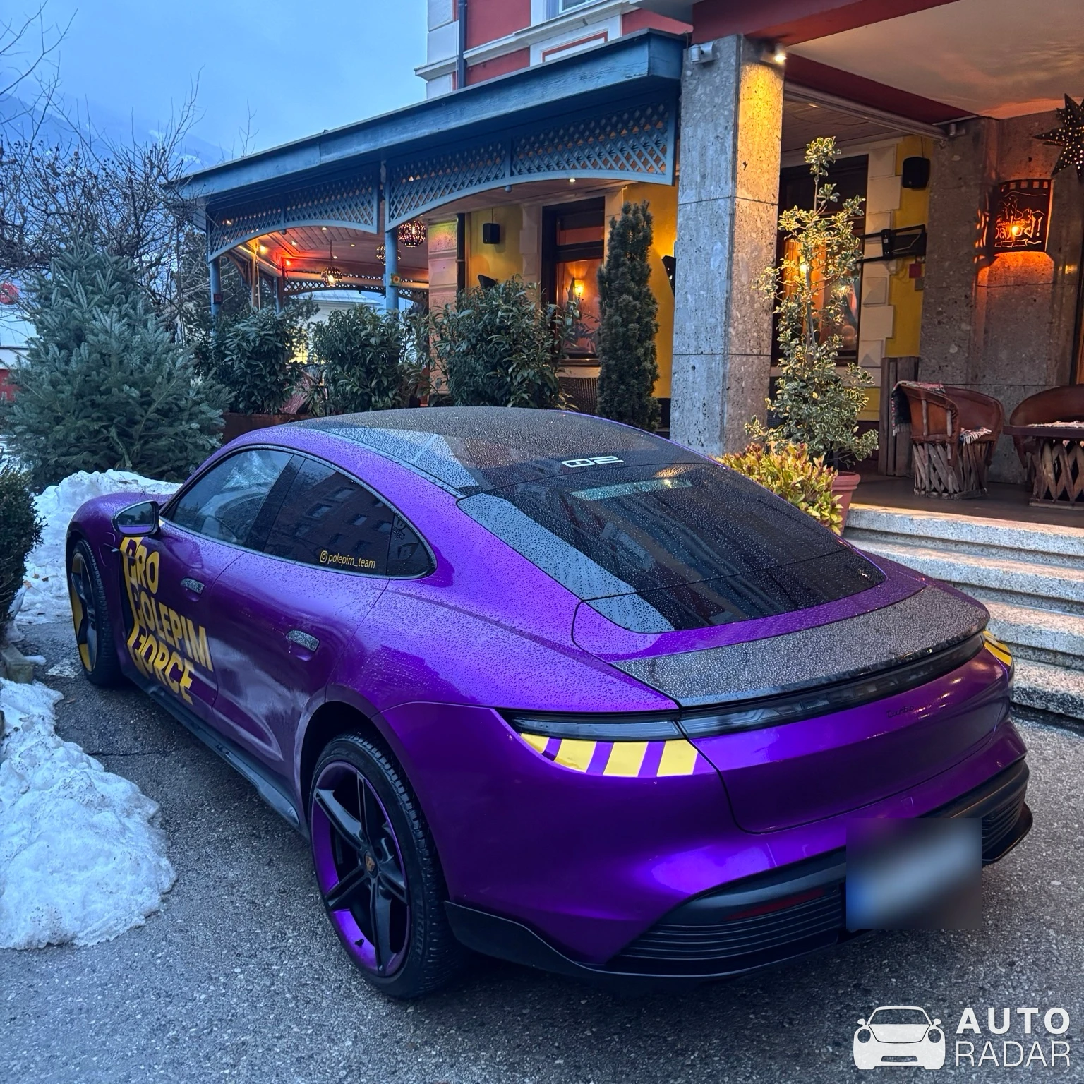 Porsche Taycan Turbo spotted in Gmünd in Kärnten