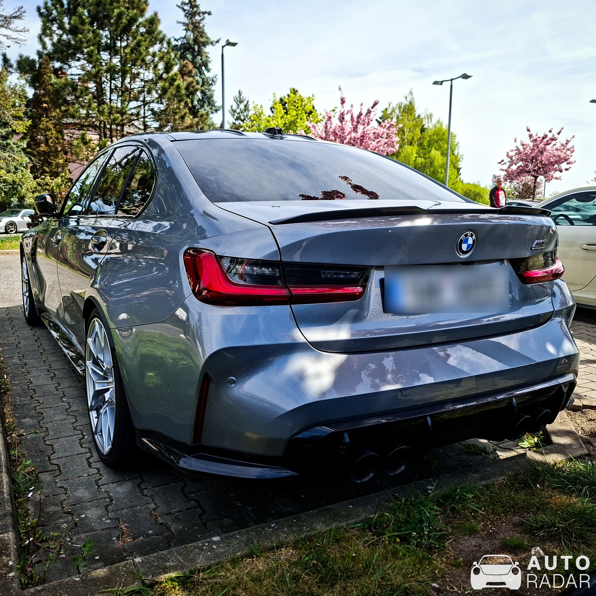 BMW M3 G80 Sedan Competition spotted in Mladá Boleslav