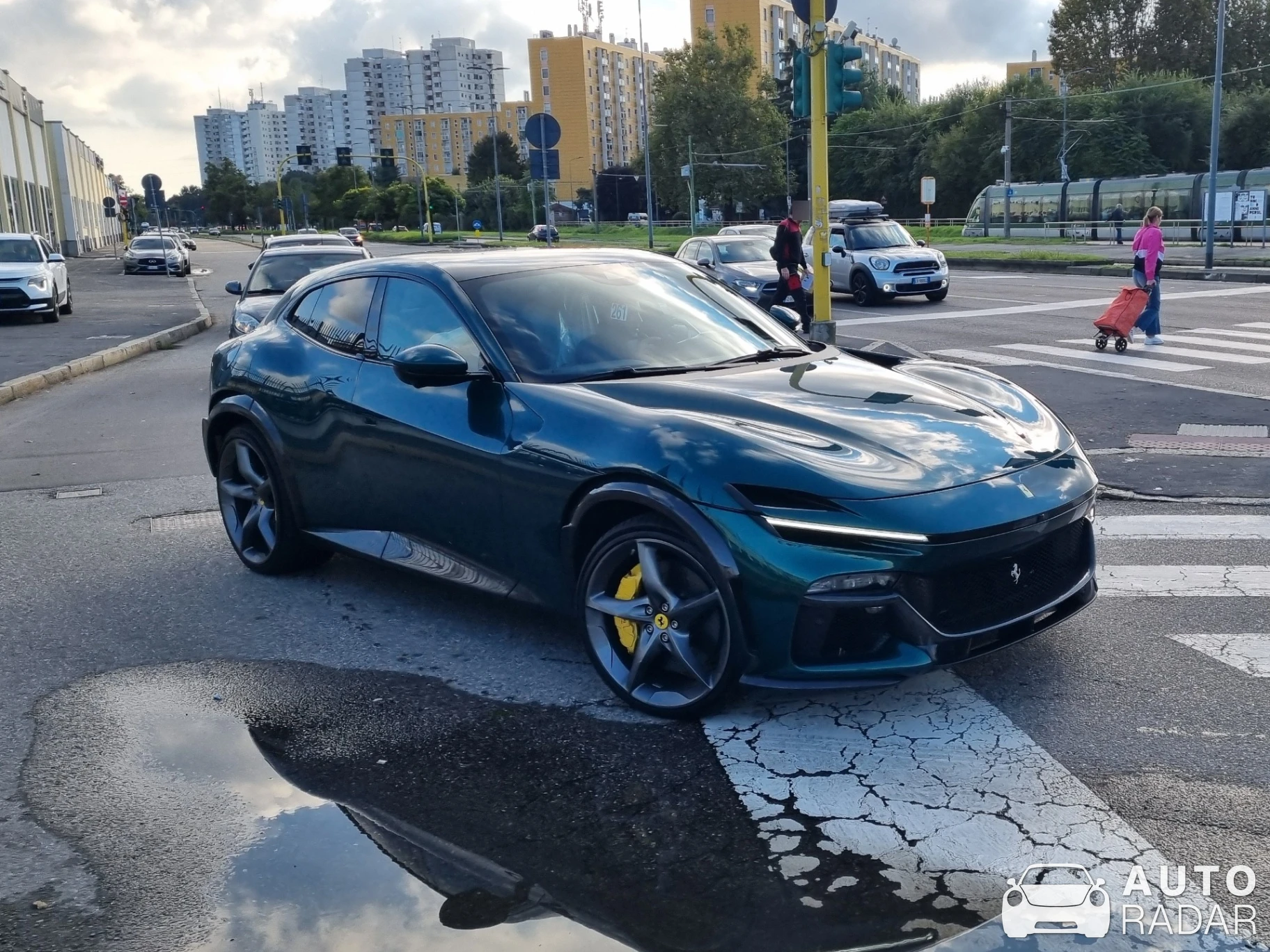 Ferrari Purosangue spotted in Città metropolitana di Milano, Italia