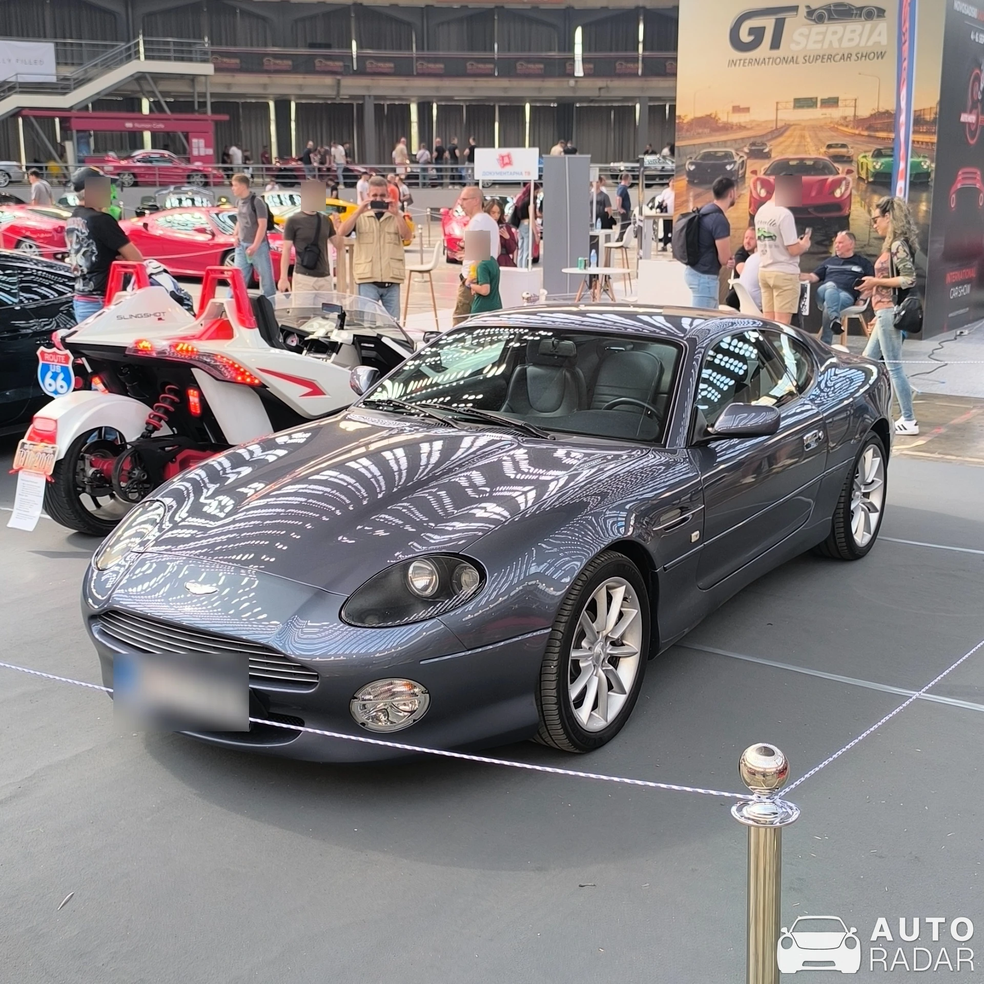 Aston Martin DB7 Vantage spotted in Belgrade