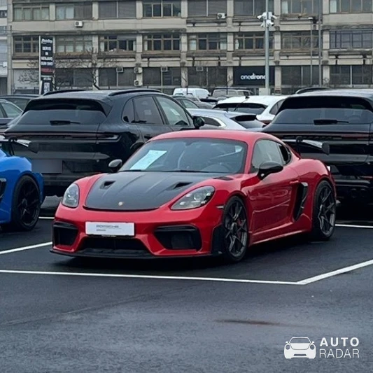 Porsche 718 Cayman GT4 RS spotted in Ljubljana, Slovenia