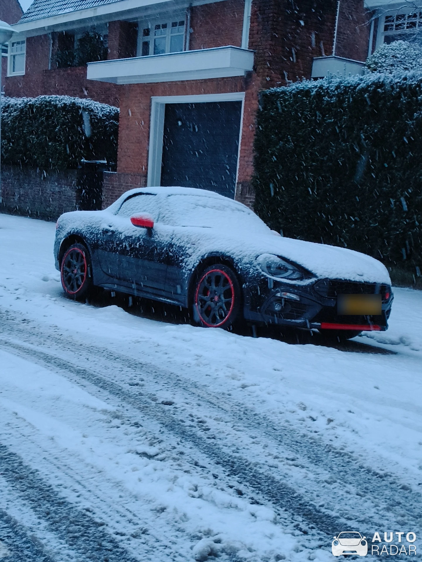 Abarth 124 Spyder spotted in Amsterdam, Netherlands