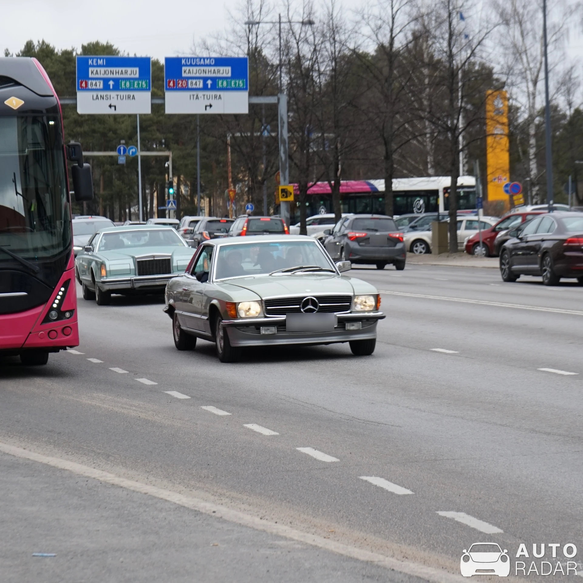 Mercedes-Benz 300 SL C107 spotted in Oulu