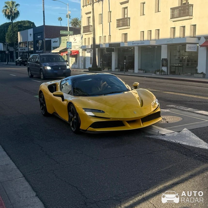 Ferrari SF90 Stradale spotted in Beverly Hills, United States