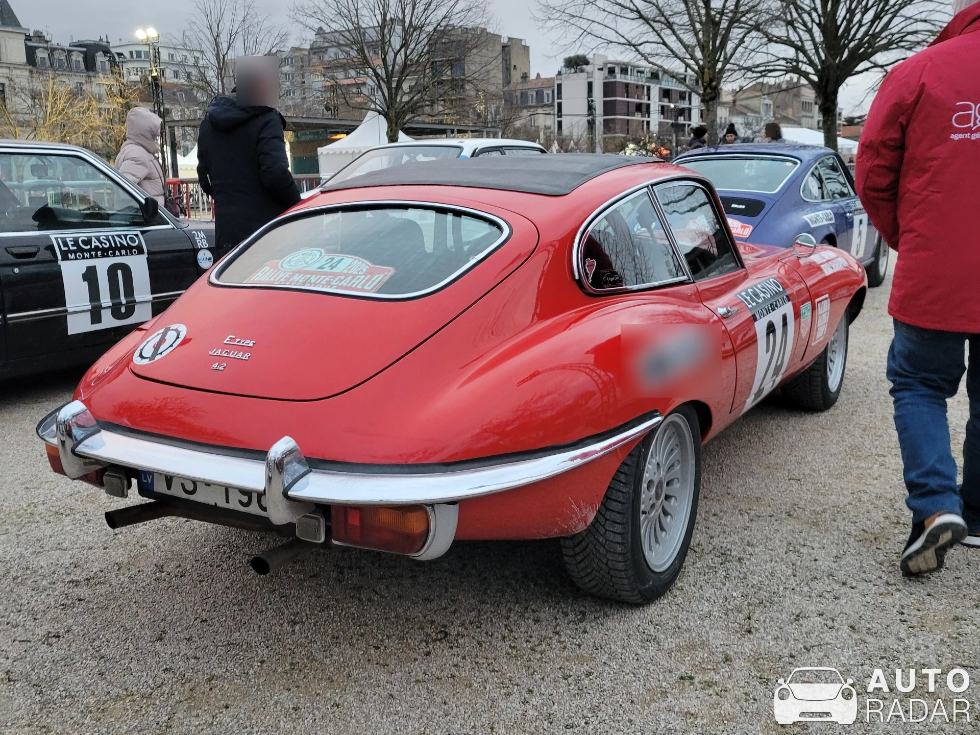 Jaguar E-Type spotted in Valence, France