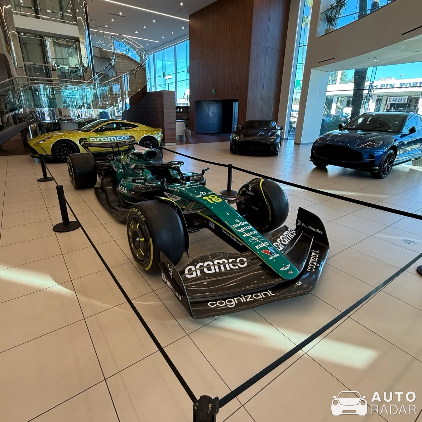 Aston Martin AMR25 spotted in Los Angeles, United States
