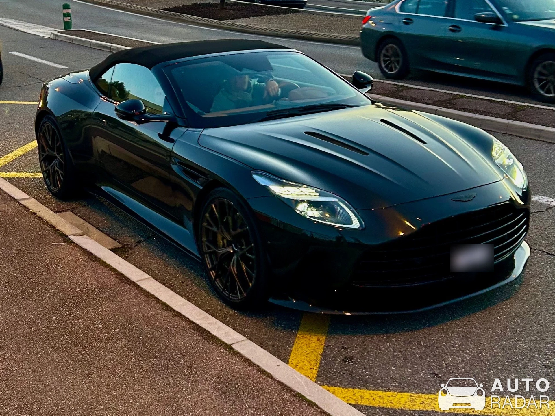 Aston Martin DB12 spotted in Roquefort-les-Pins, France