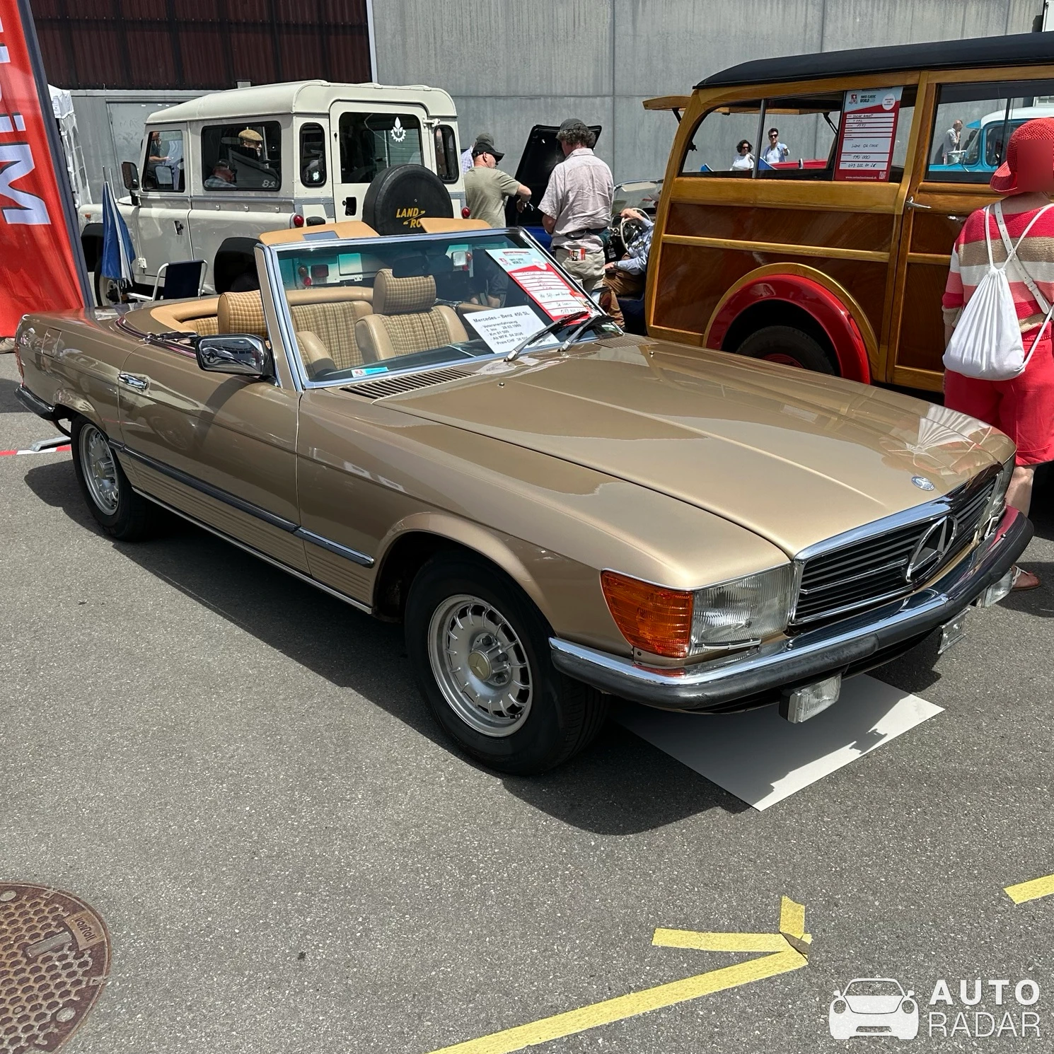 Mercedes-Benz 450SL spotted in Luzern