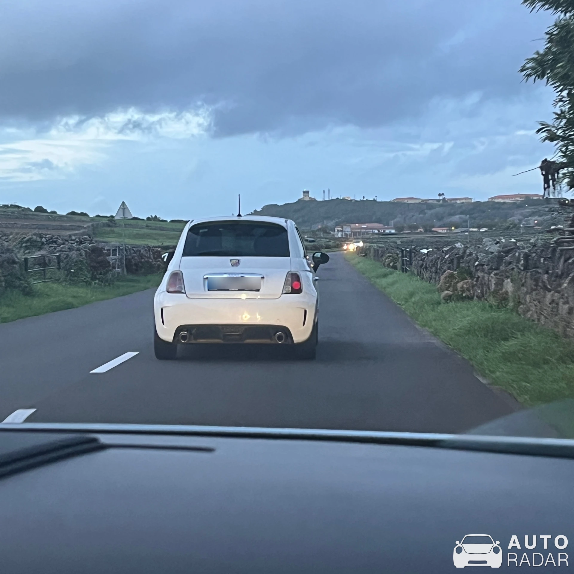 Abarth 595 spotted in Praia da Vitória, Portugal
