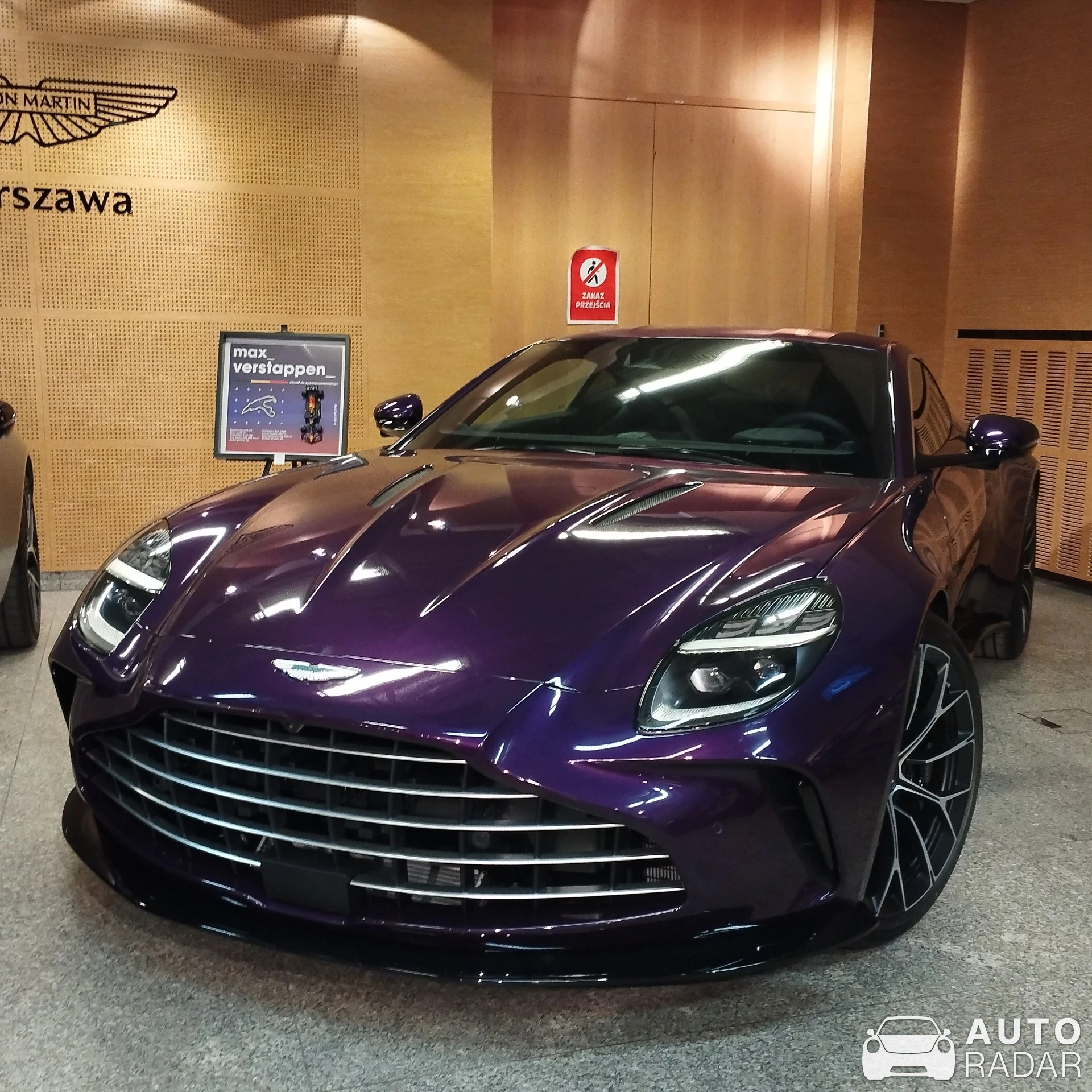 Aston Martin DB12 spotted in Warszawa, Poland