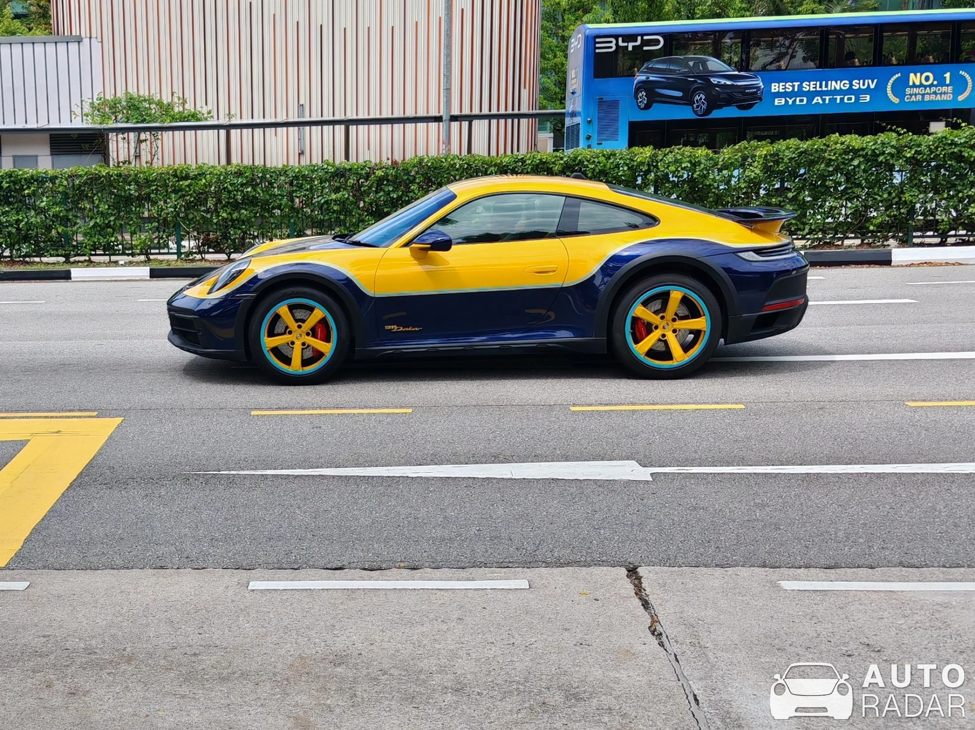 Porsche 992 Dakar Sonderwunsch Special spotted in Singapore