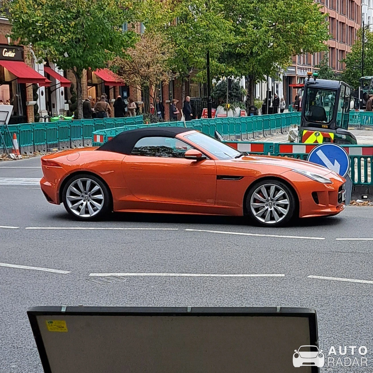 Jaguar F-Type S Convertible spotted in Greater London, United Kingdom