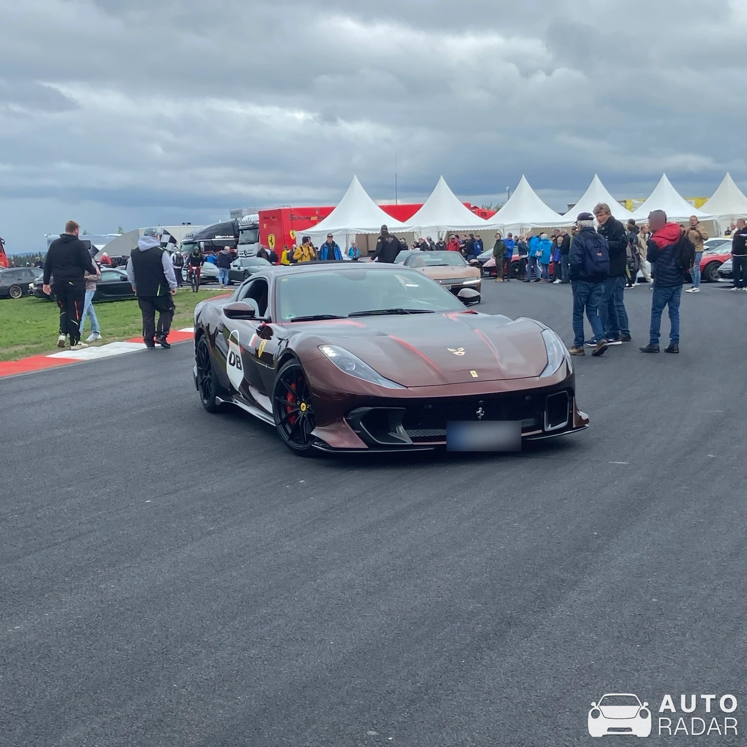 Ferrari 812 Competizione A Cavalcade 10th Anniversary Edition spotted in Nürburg