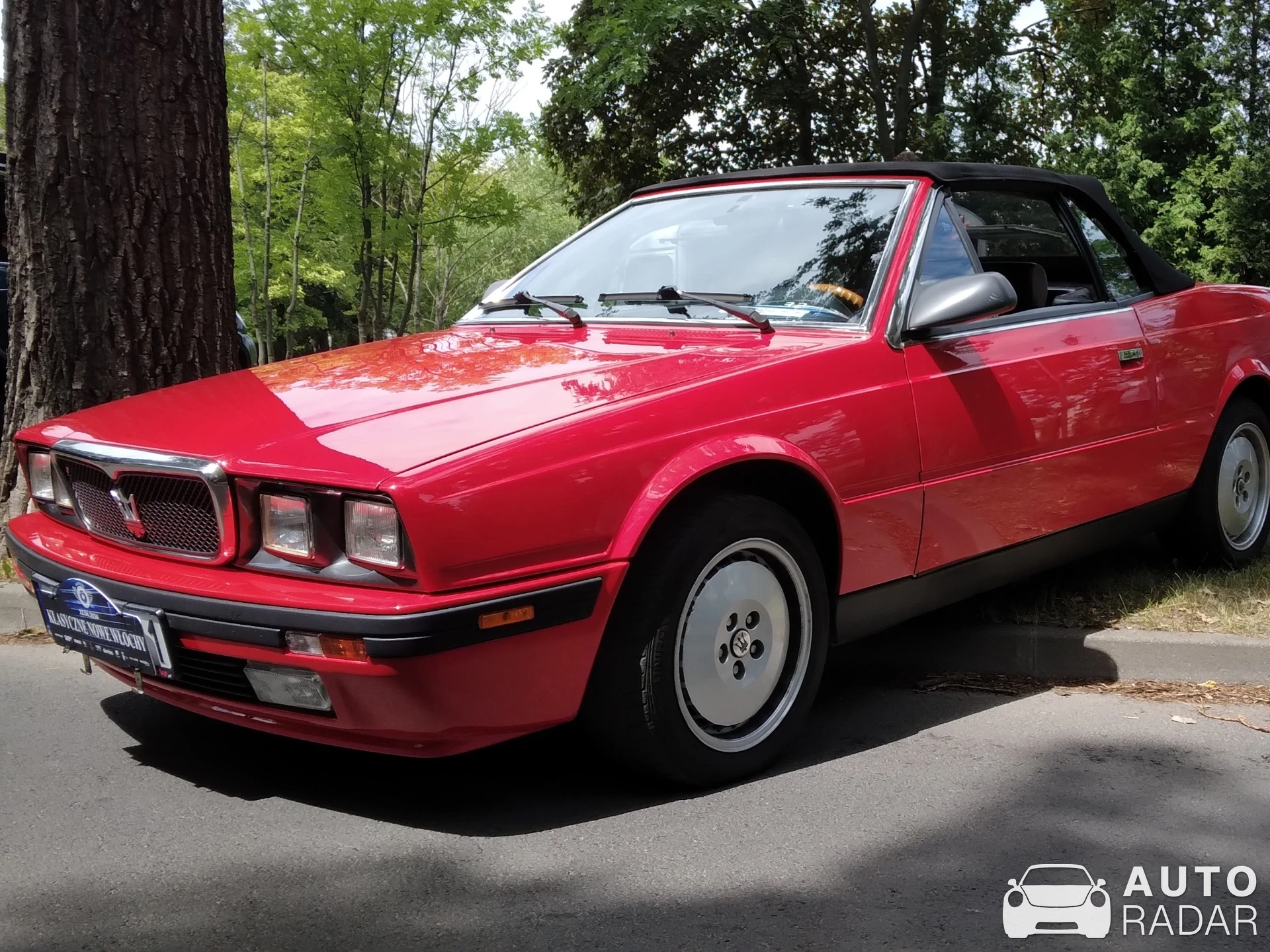 Maserati BiTurbo Spyder spotted in Warszawa