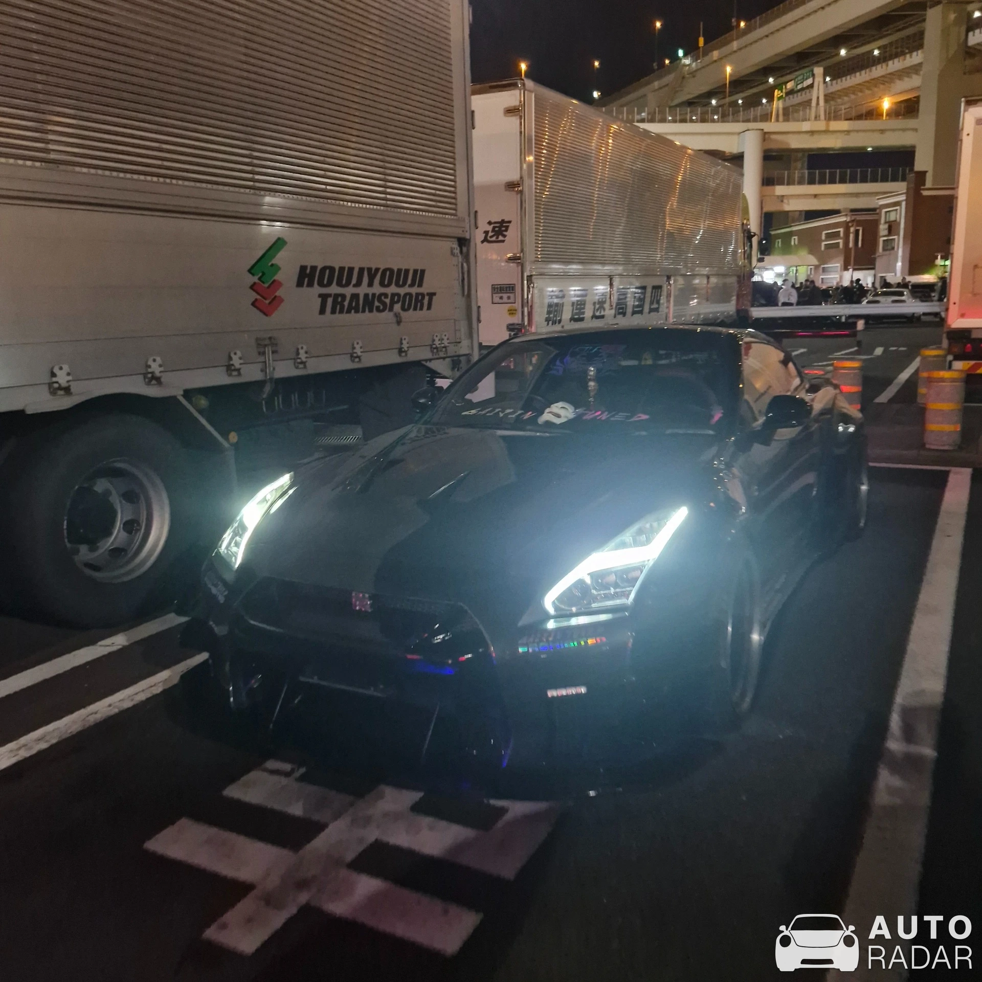 Nissan GT-R R35 Liberty Walk Widebody spotted in Nakano City, Japan