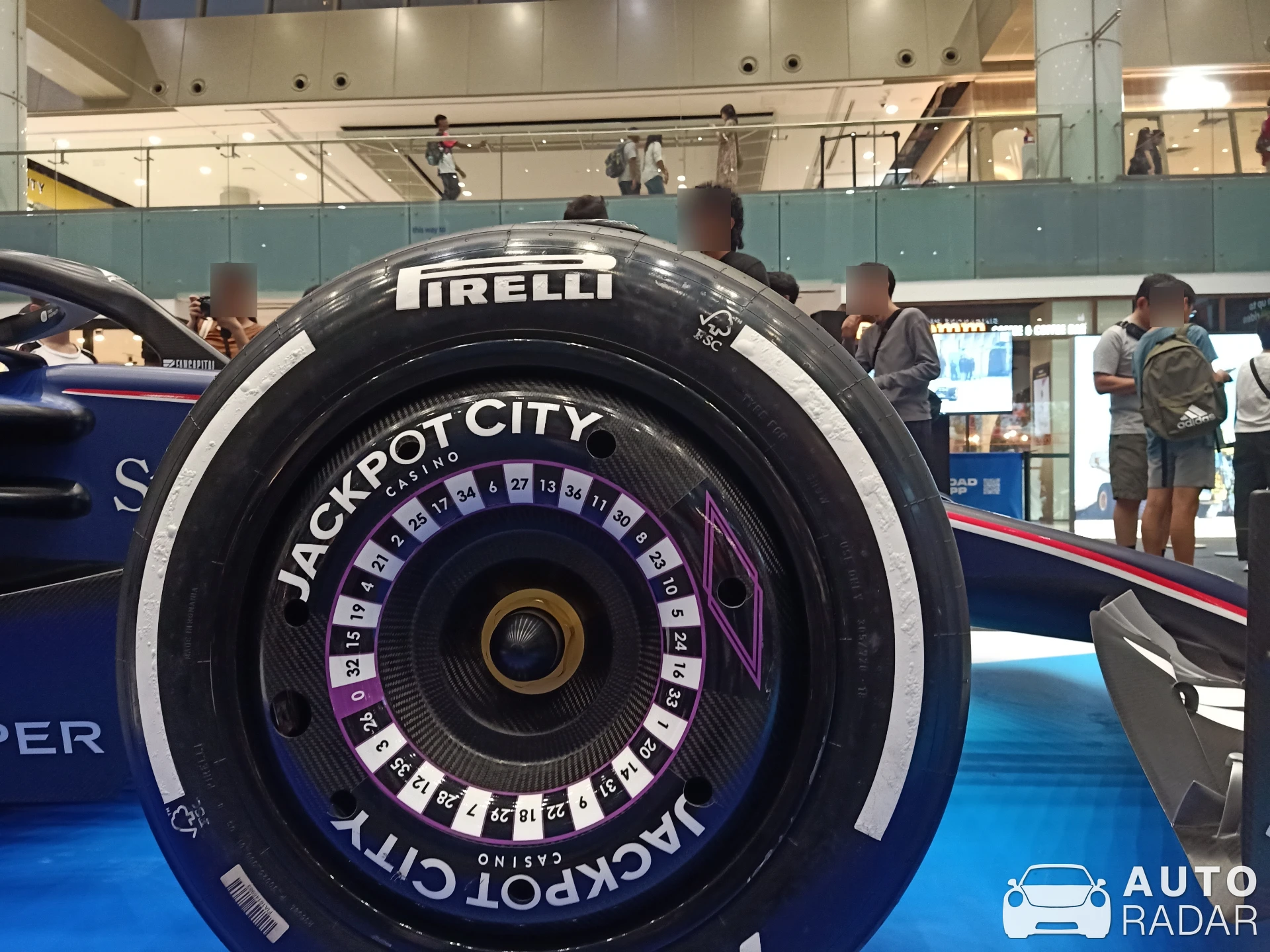 Williams FW47 spotted in Singapore