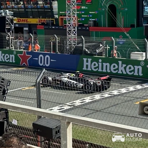 Haas Formula One spotted in Zandvoort