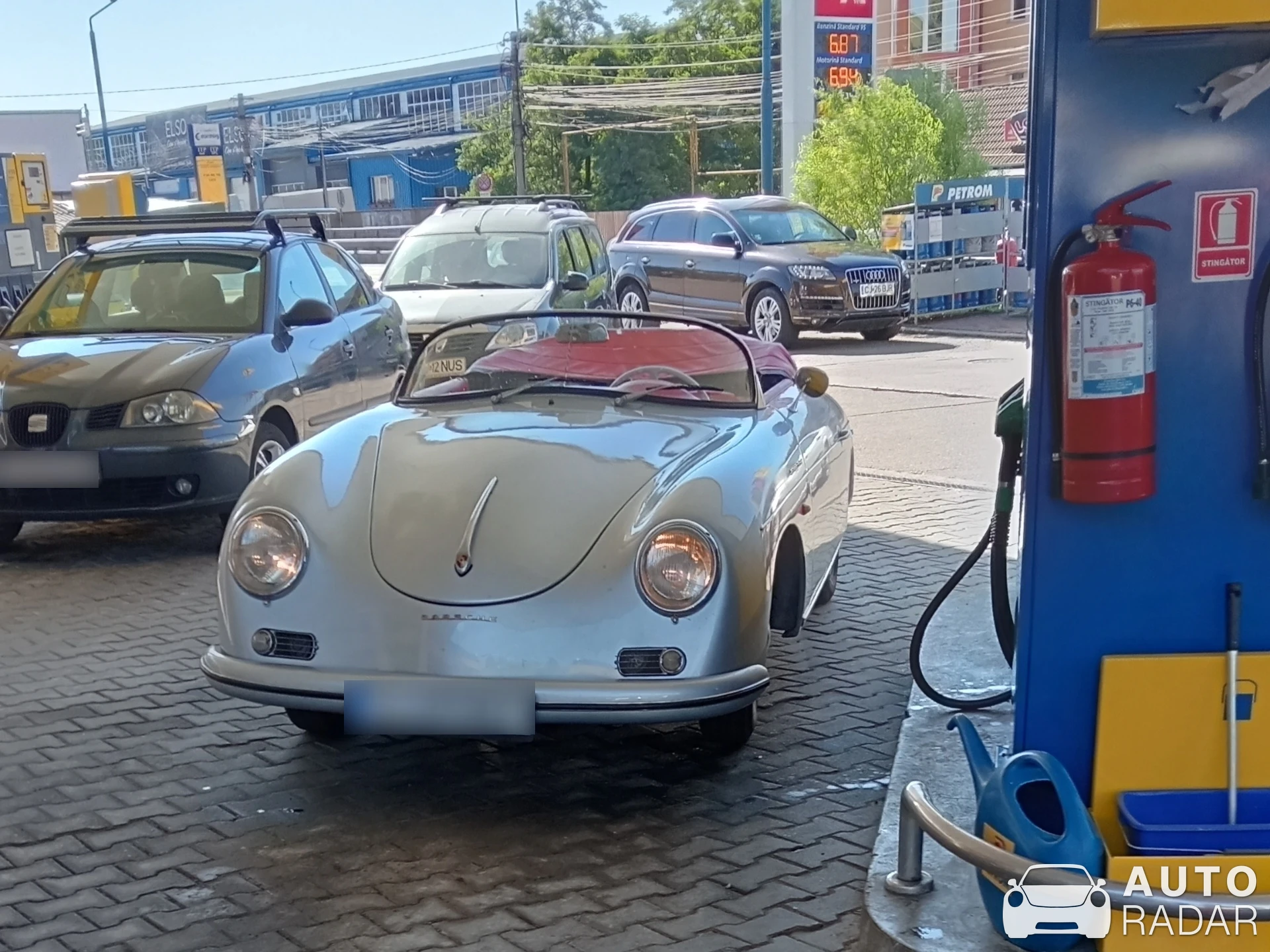 Porsche 356 Speedster spotted in Baciu, Romania