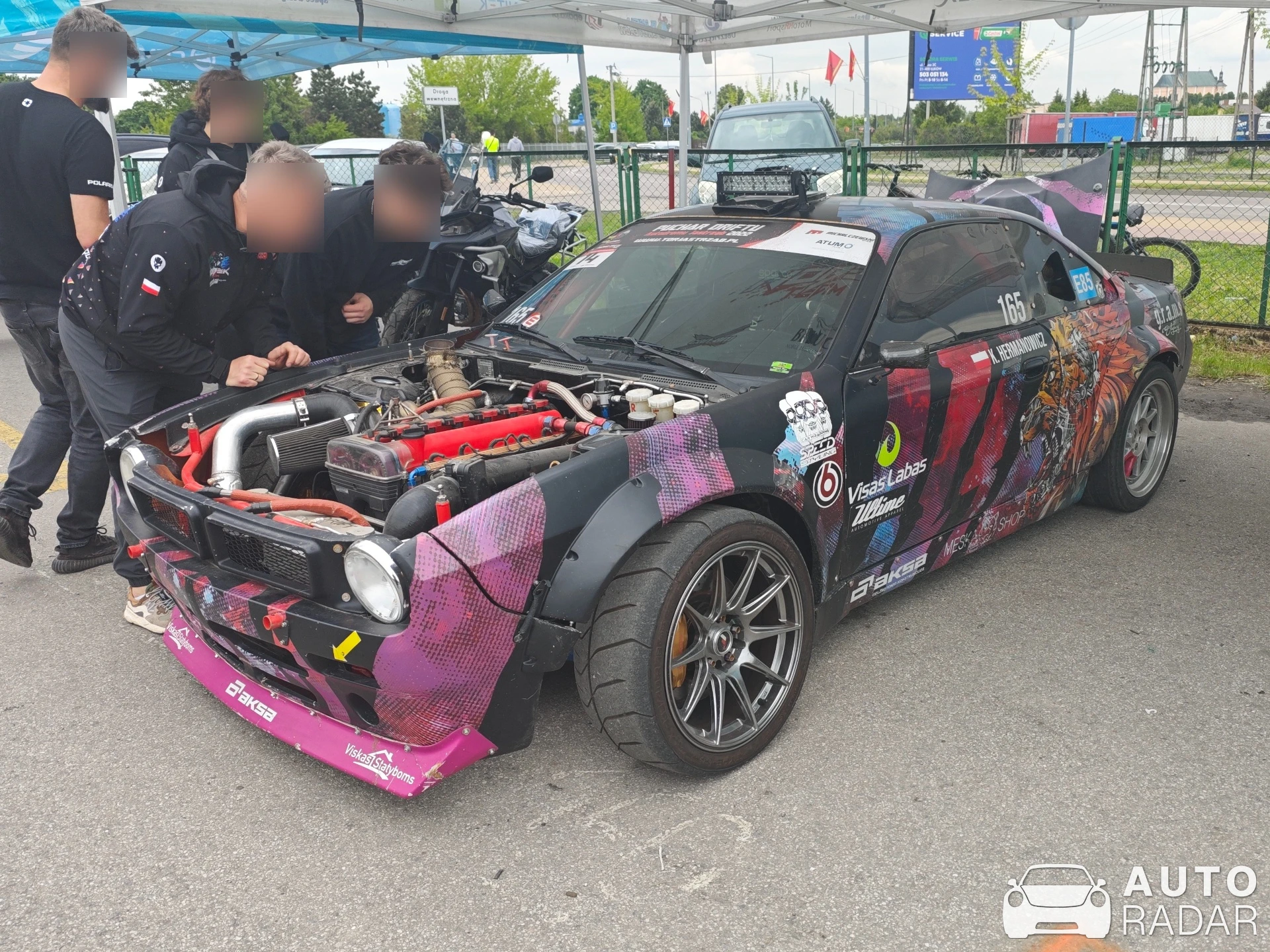 Nissan Silvia S14 Rocket Bunny V2 spotted in Łuków