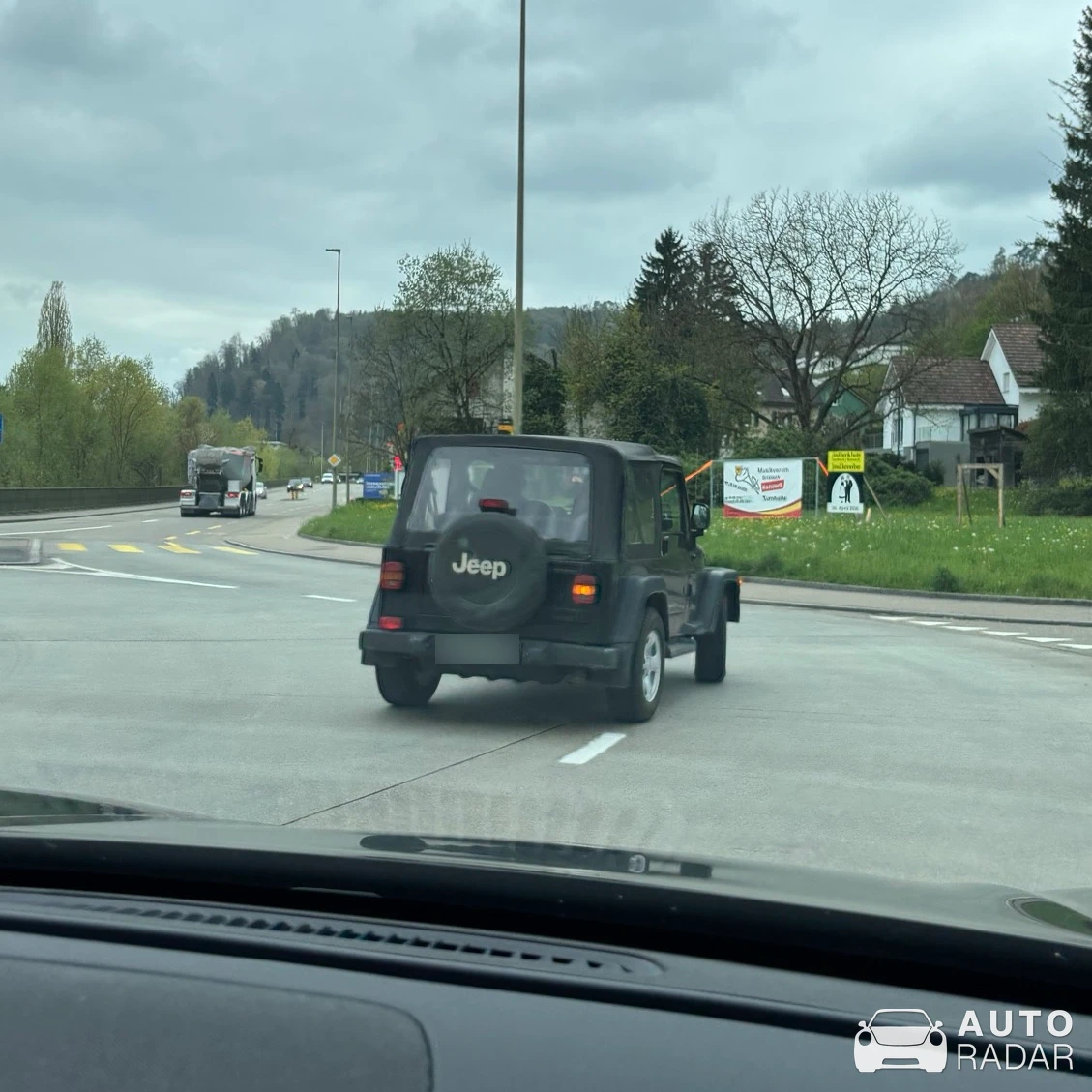 Jeep Wrangler Brute spotted in Zwingen