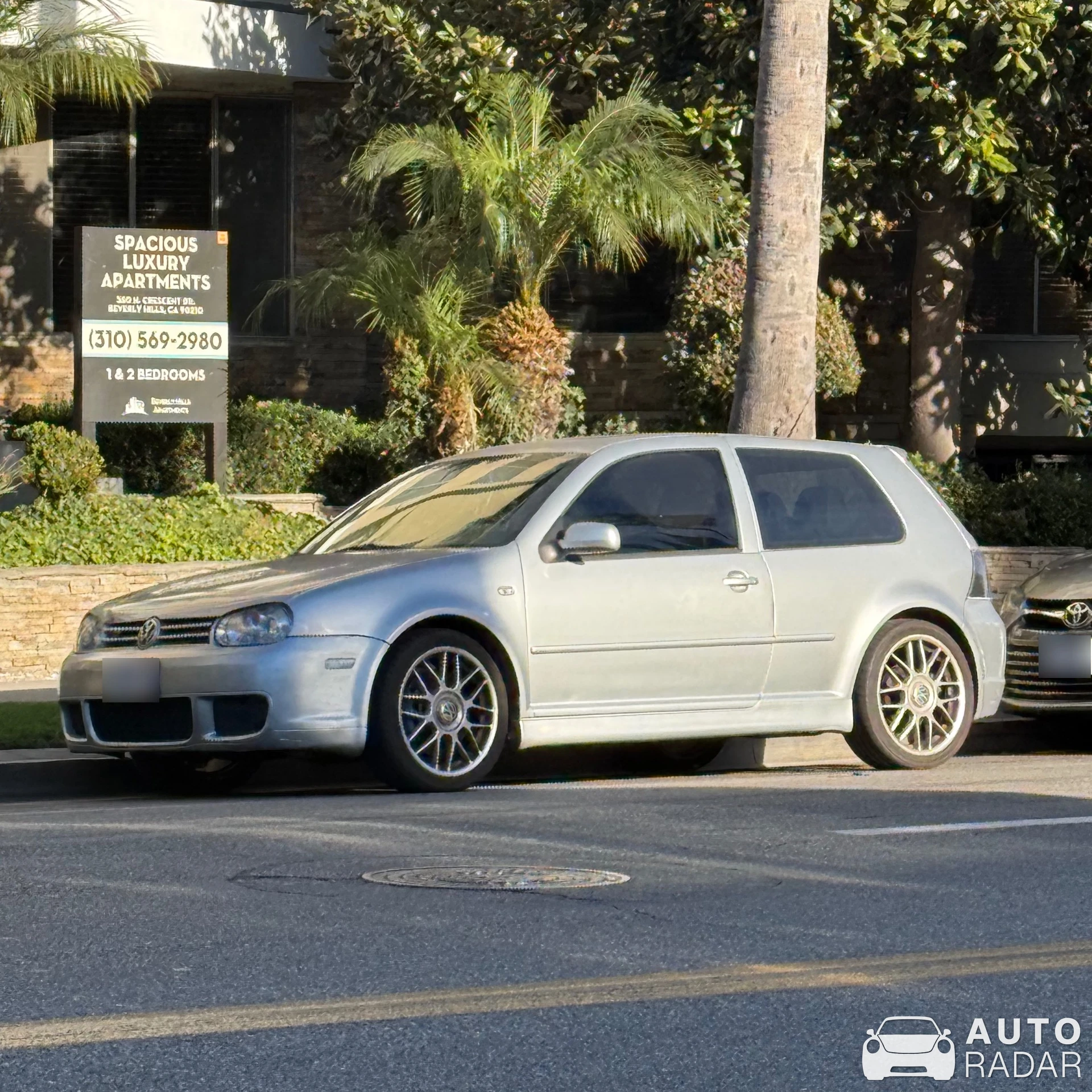 Volkswagen Golf R32 spotted in Beverly Hills, United States