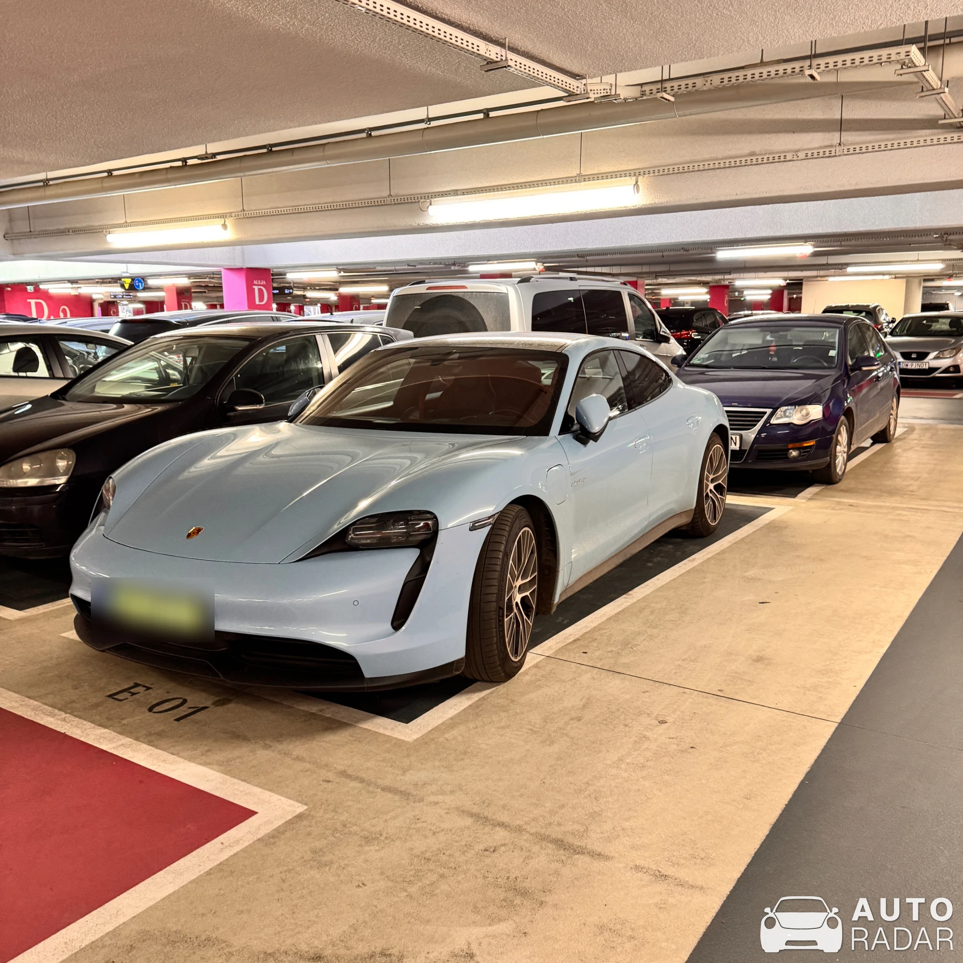 Porsche Taycan GTS spotted in Wrocław, Poland