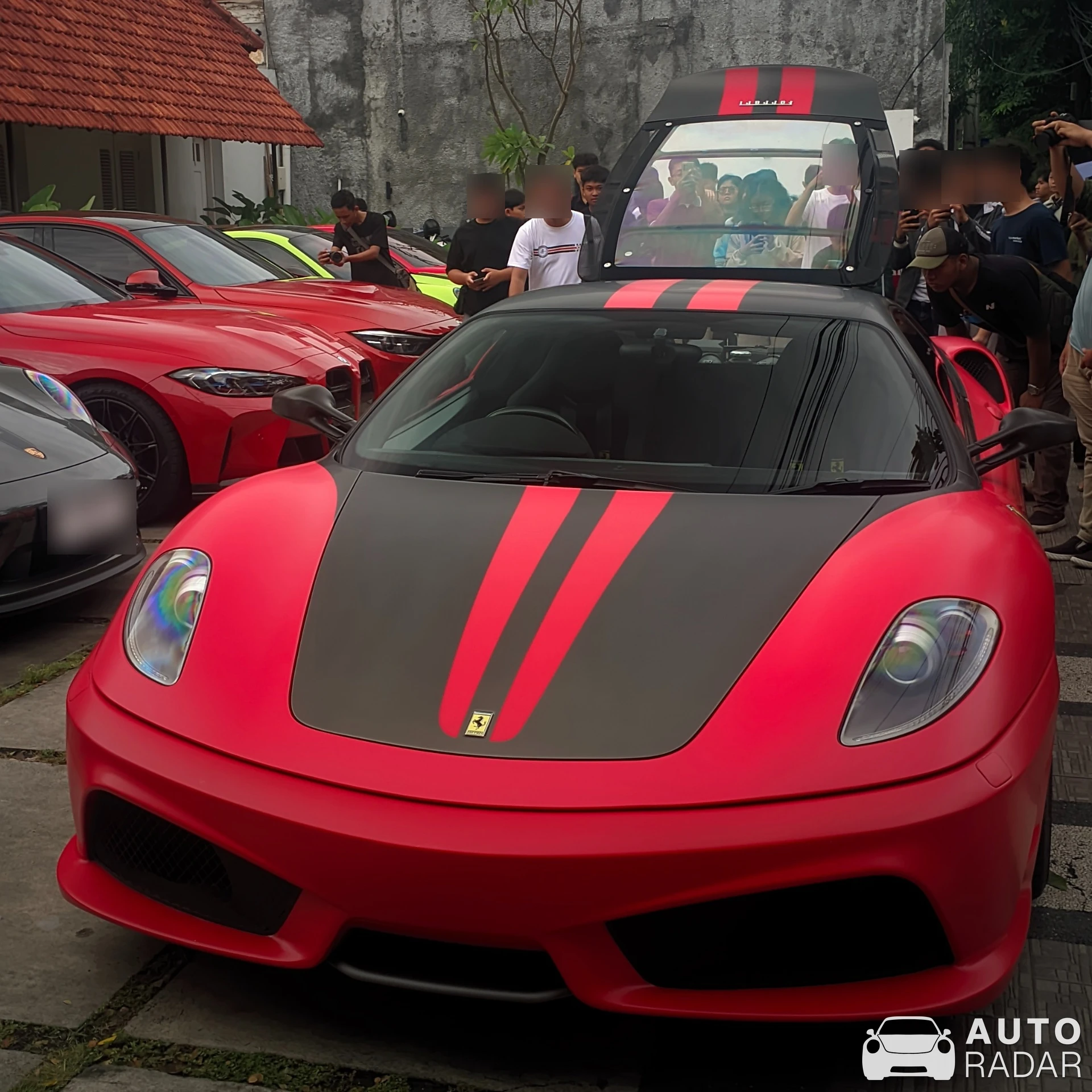 Ferrari F430 Spider Novitec Rosso spotted