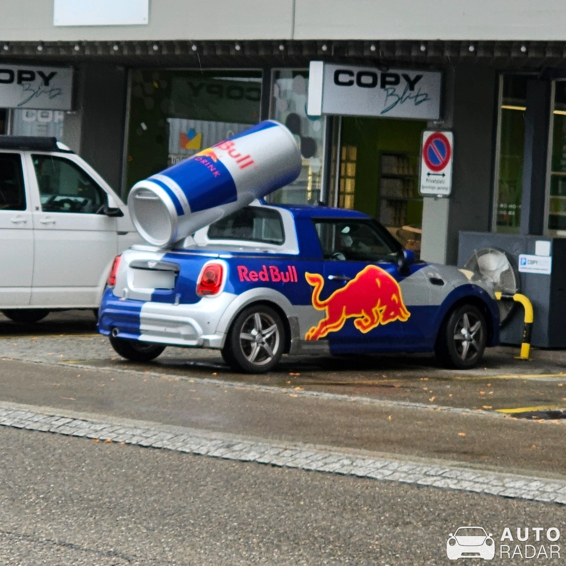 Mini Cooper Red Bull spotted in St. Gallen, Switzerland