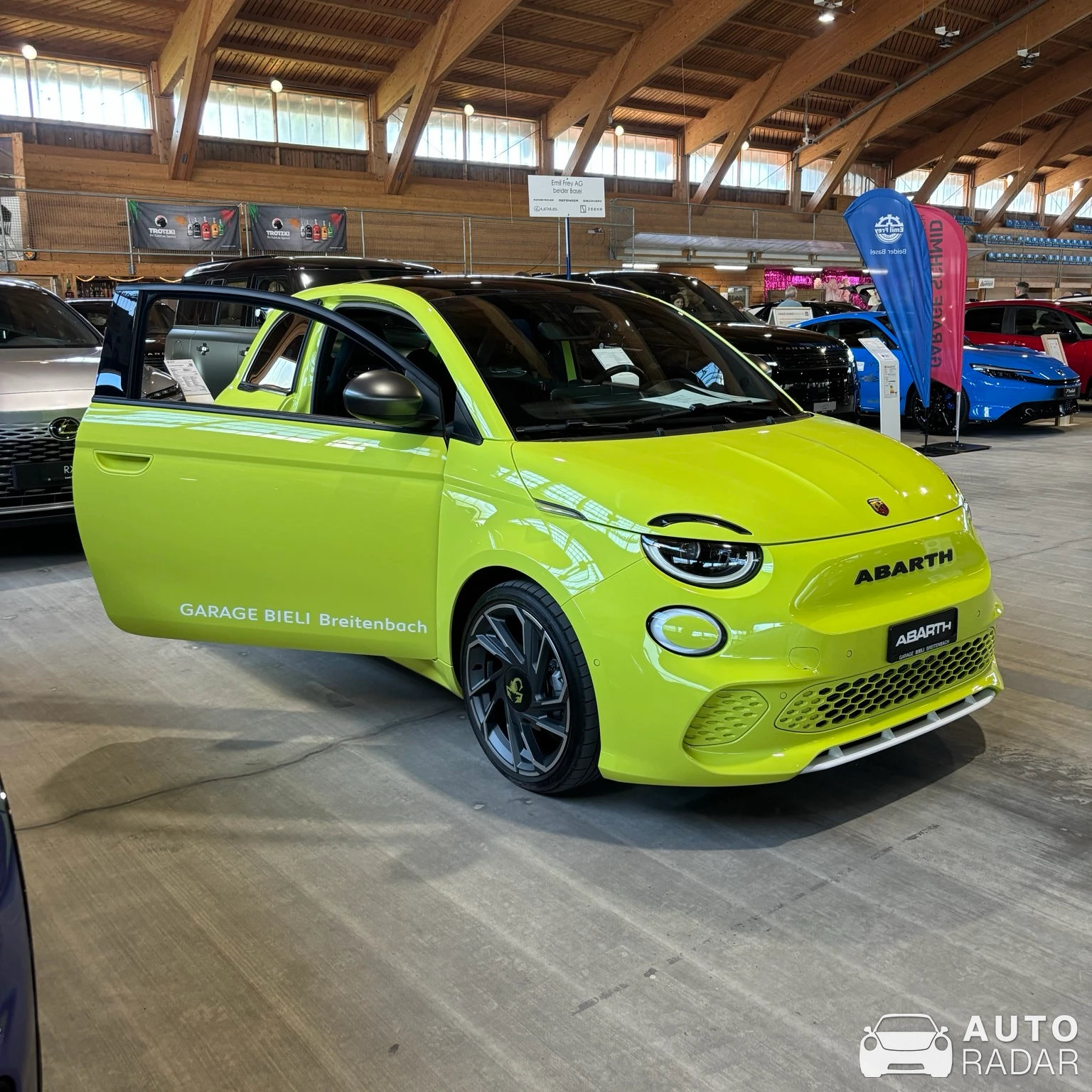 Abarth 500e spotted in Laufen