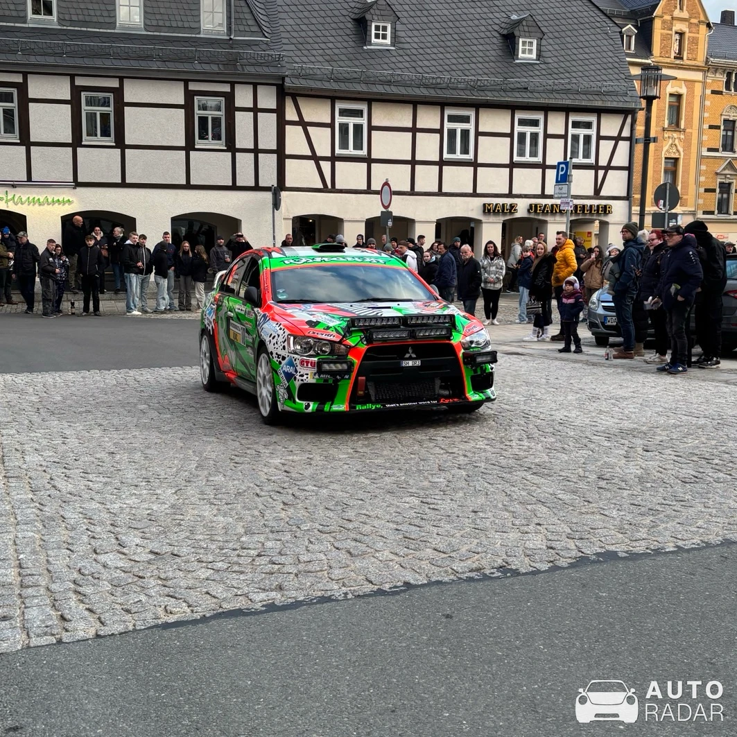 Mitsubishi Lancer Evolution IX Rally spotted in Stollberg/Erzgebirge