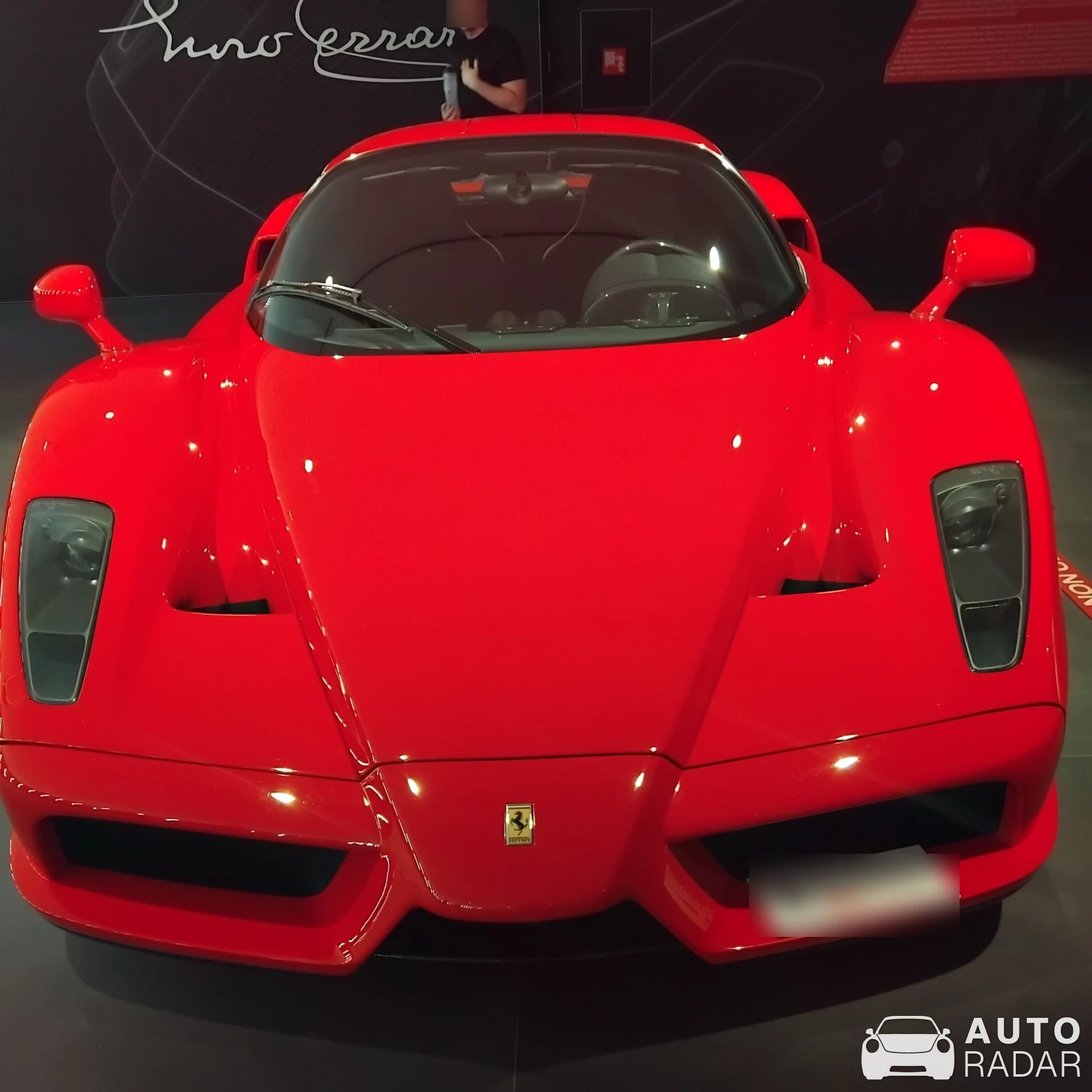 Ferrari Enzo spotted in Milan, Italy