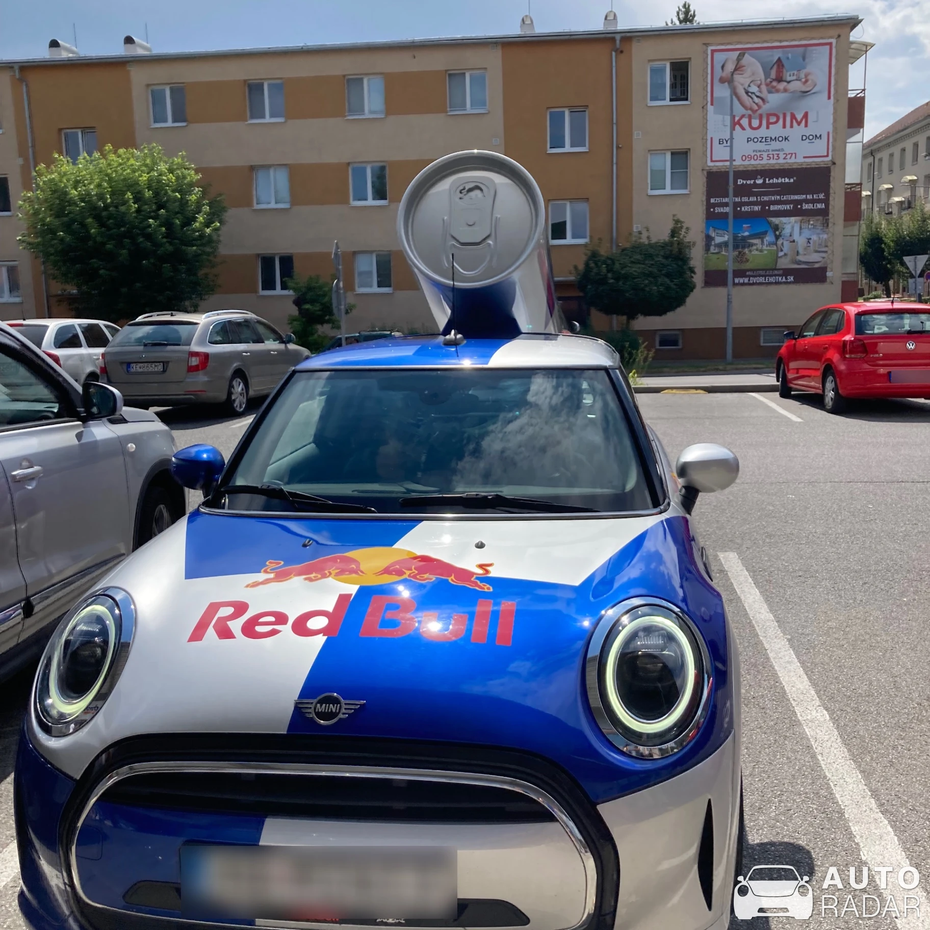 Mini Cooper Red Bull spotted in Žiar nad Hronom, Slovakia